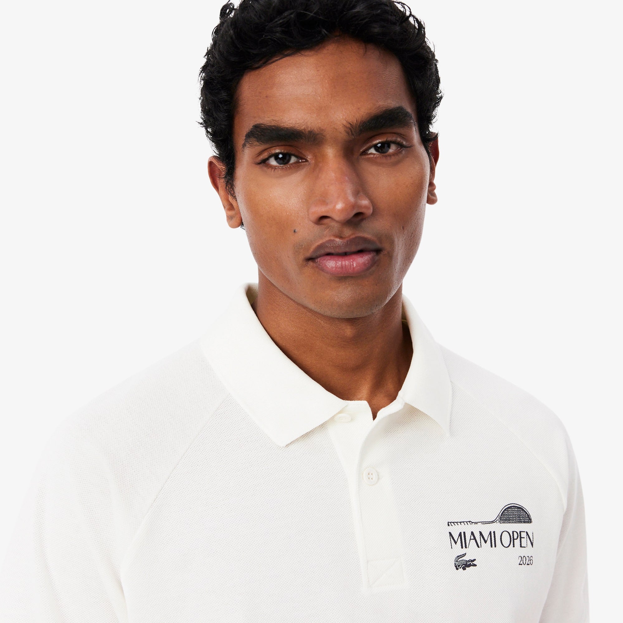 Miami Open Edition Petit Piqué Polo - White