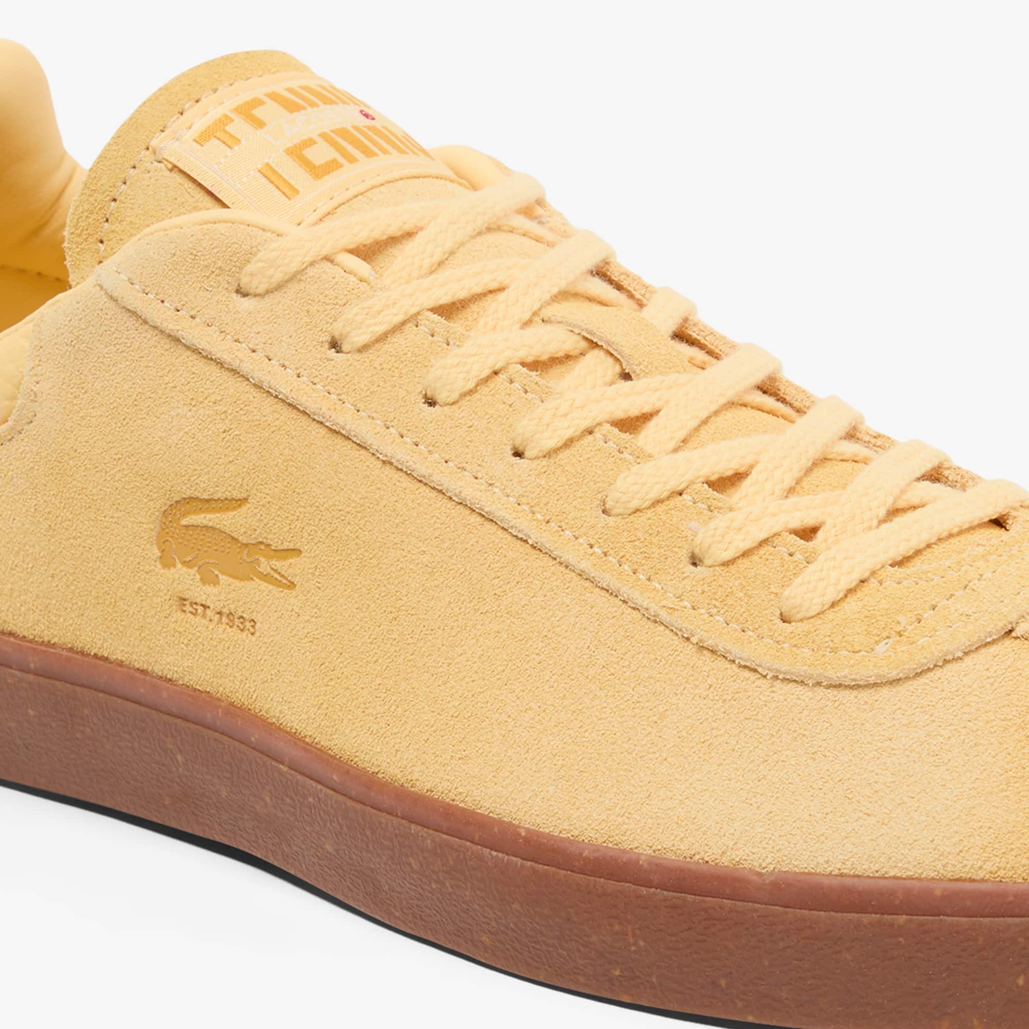 Men's Baseshot Suede Sneakers - LT YLW/GUM