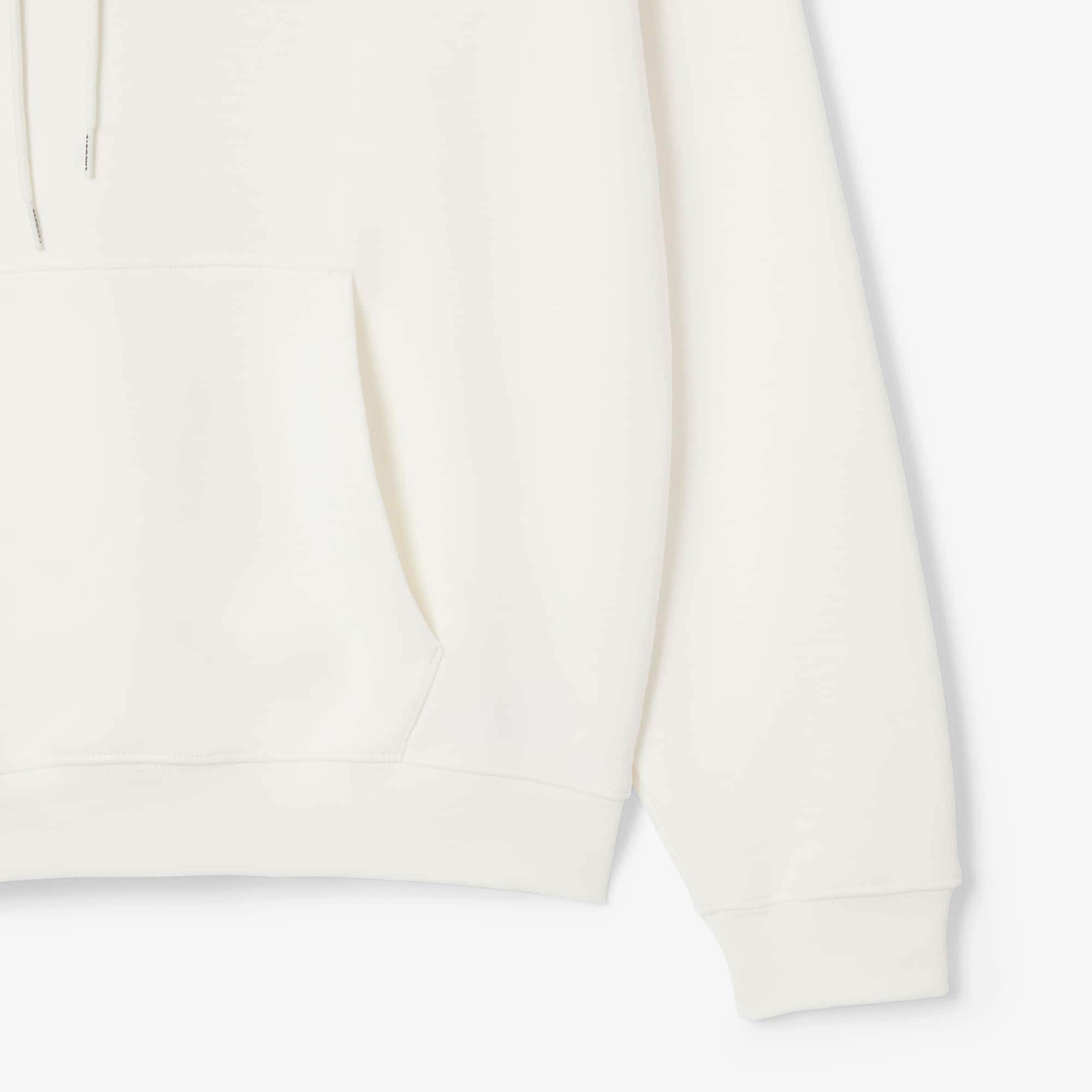 Men's Multi Print Fleece Hoodie - White