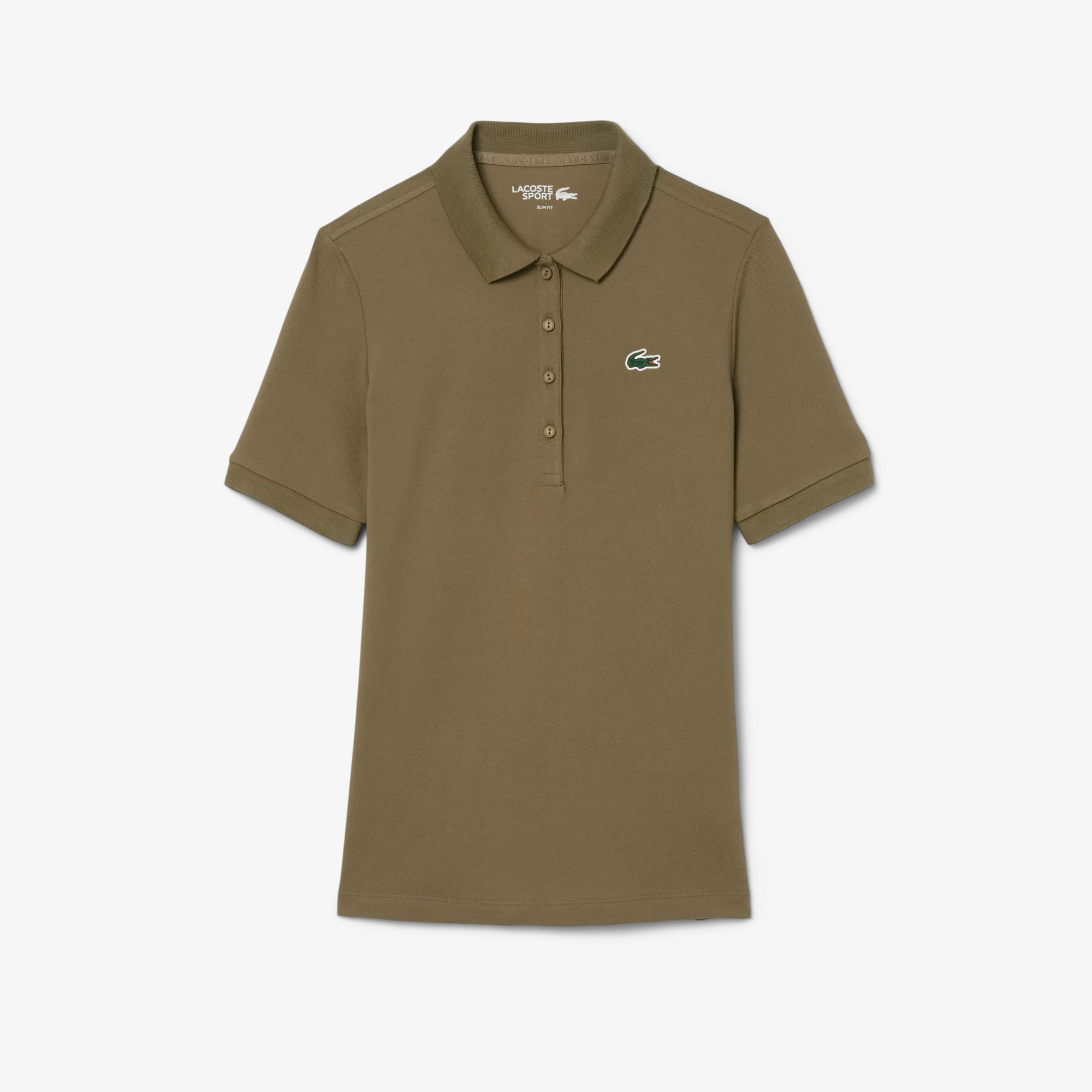 Women's Slim Fit Thermo-Regulating Golf Polo - Khaki Green