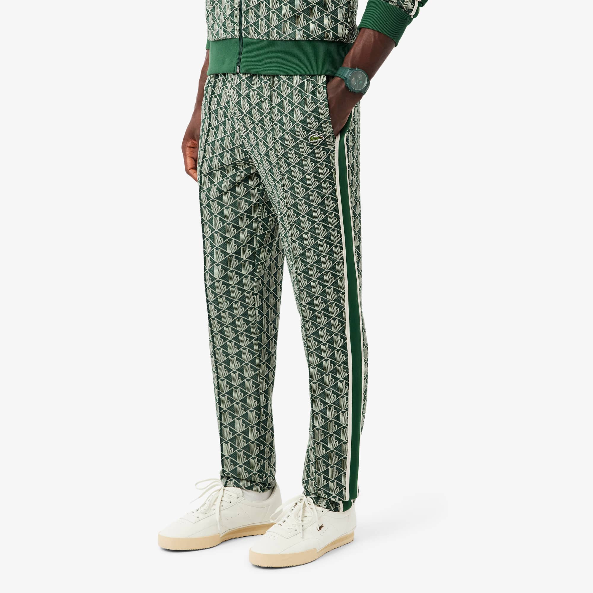 Men's Paris Monogram Sweatpants - Green