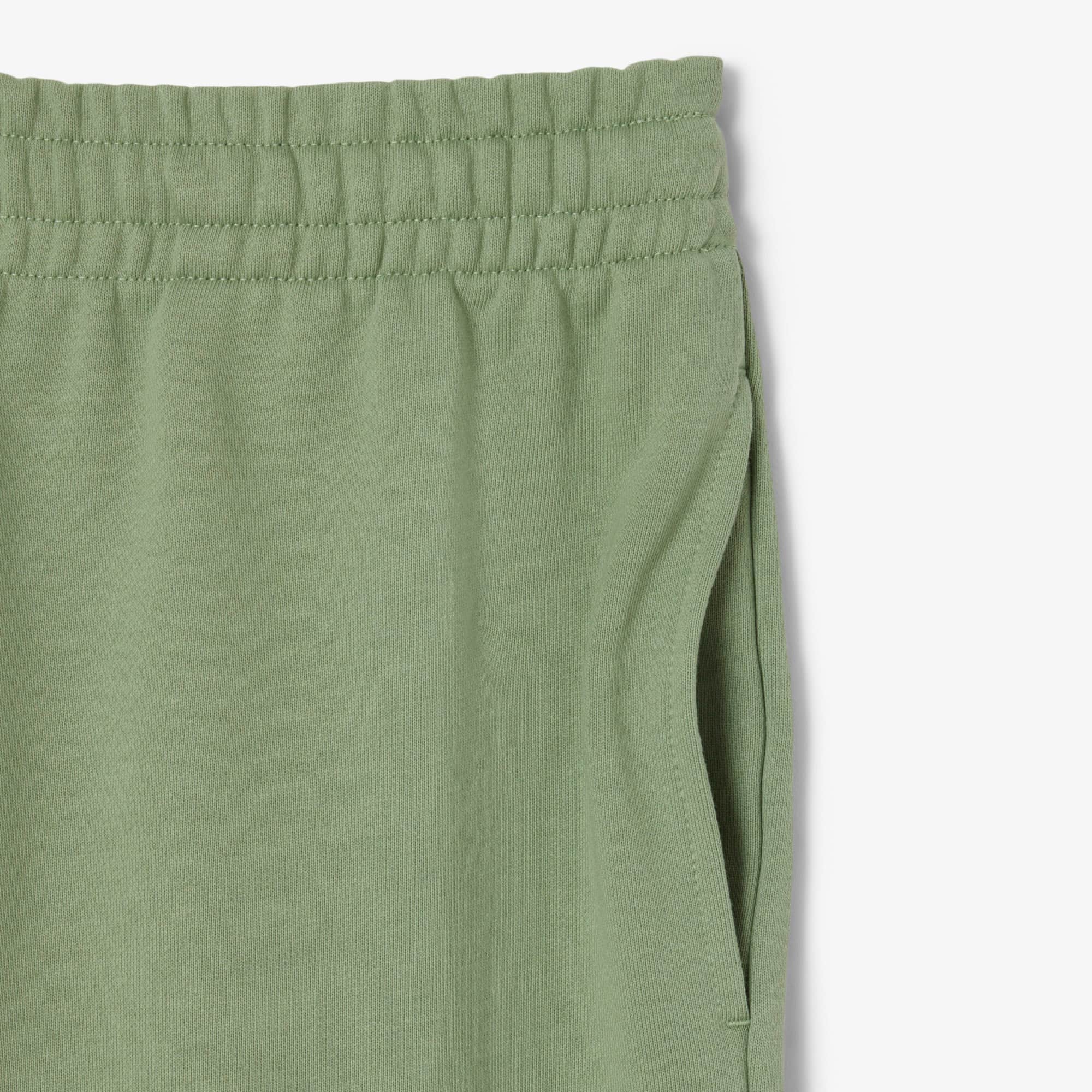Men's Regular Fit Fleece Shorts - Green
