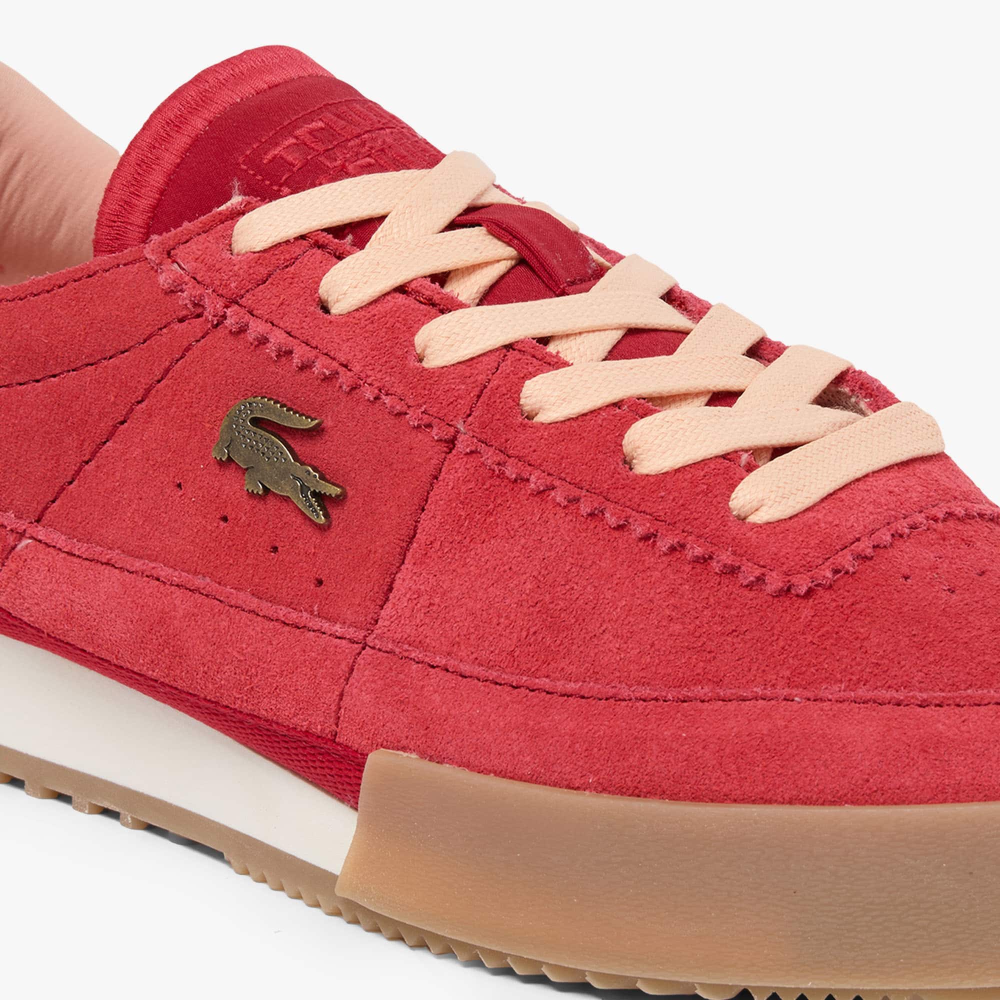 Women's Aura Suede Sneakers - RED/LT GUM