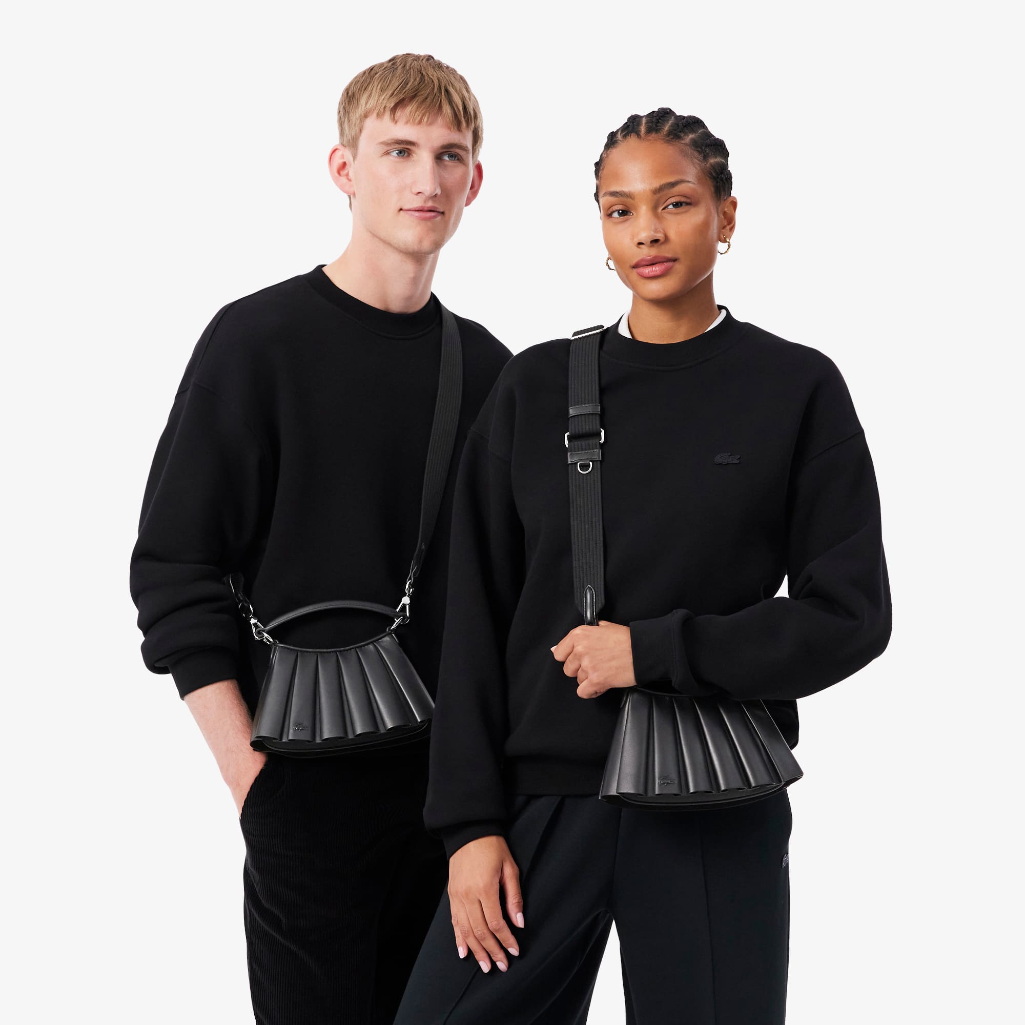 Mini Lenglen Leather Bag - Black