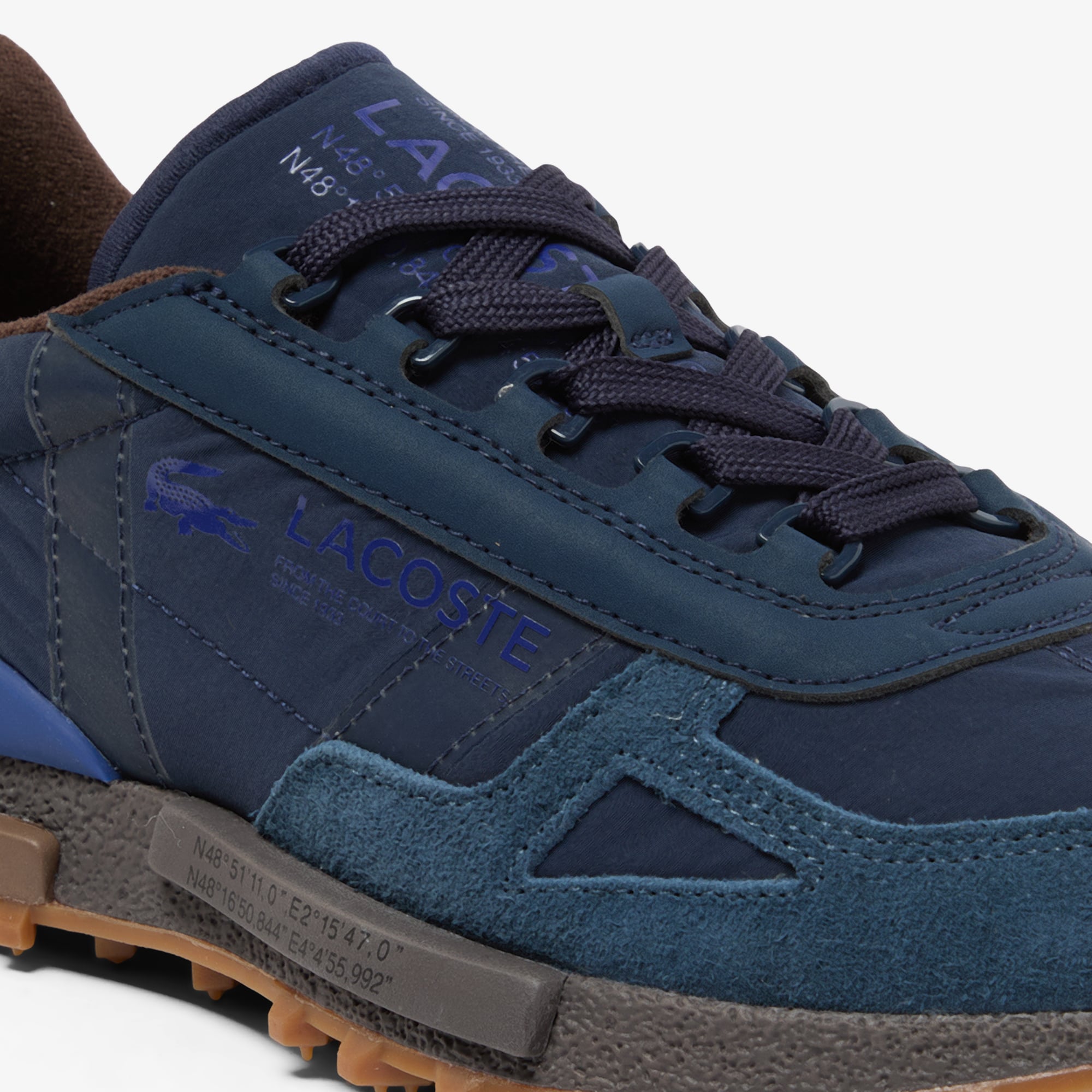 Men's Elite Active Sneakers - NAVY/BROWN