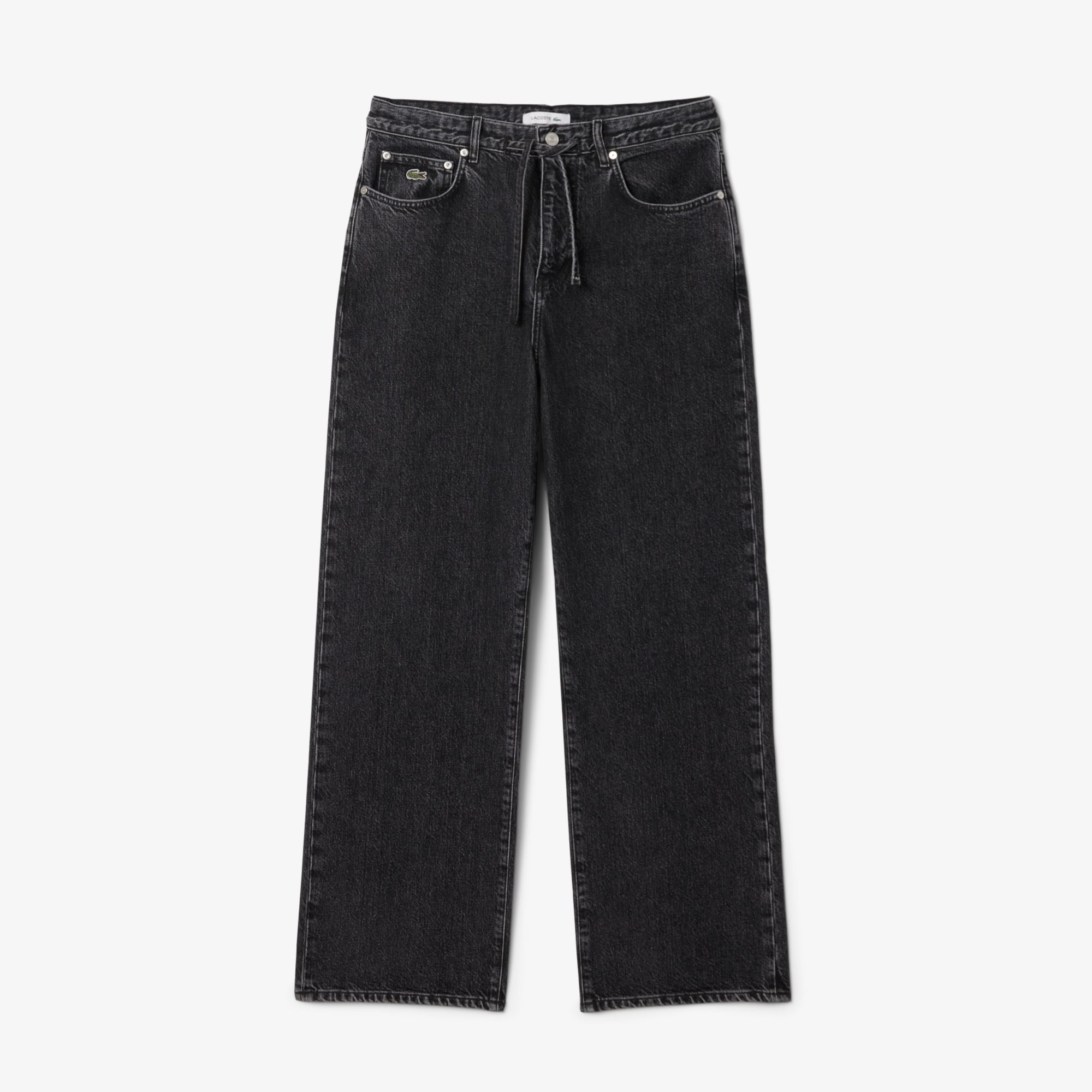 Women's Wide Leg Denim Jeans - Grey