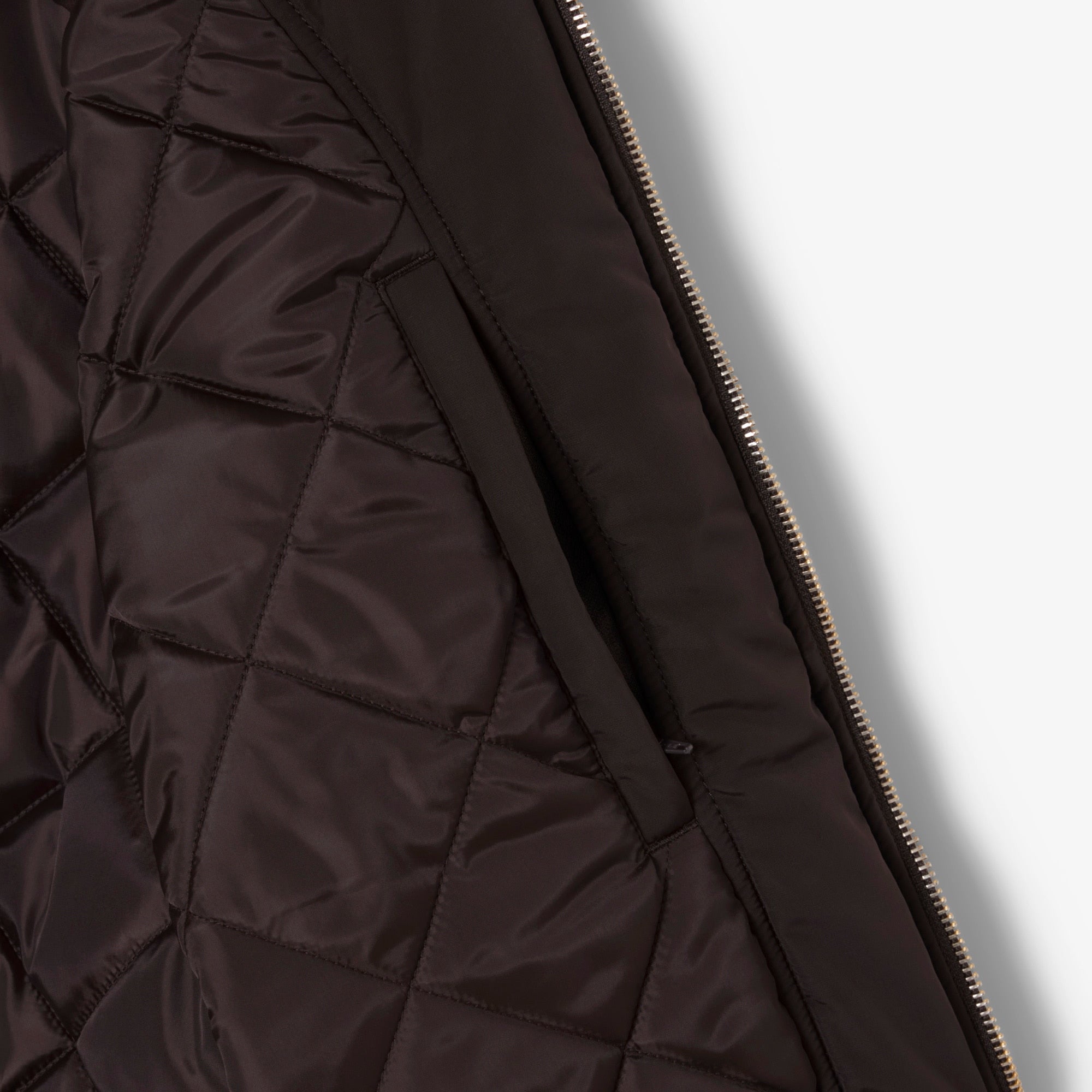 Men's Water-Repellent Aviator Badge Jacket - Brown
