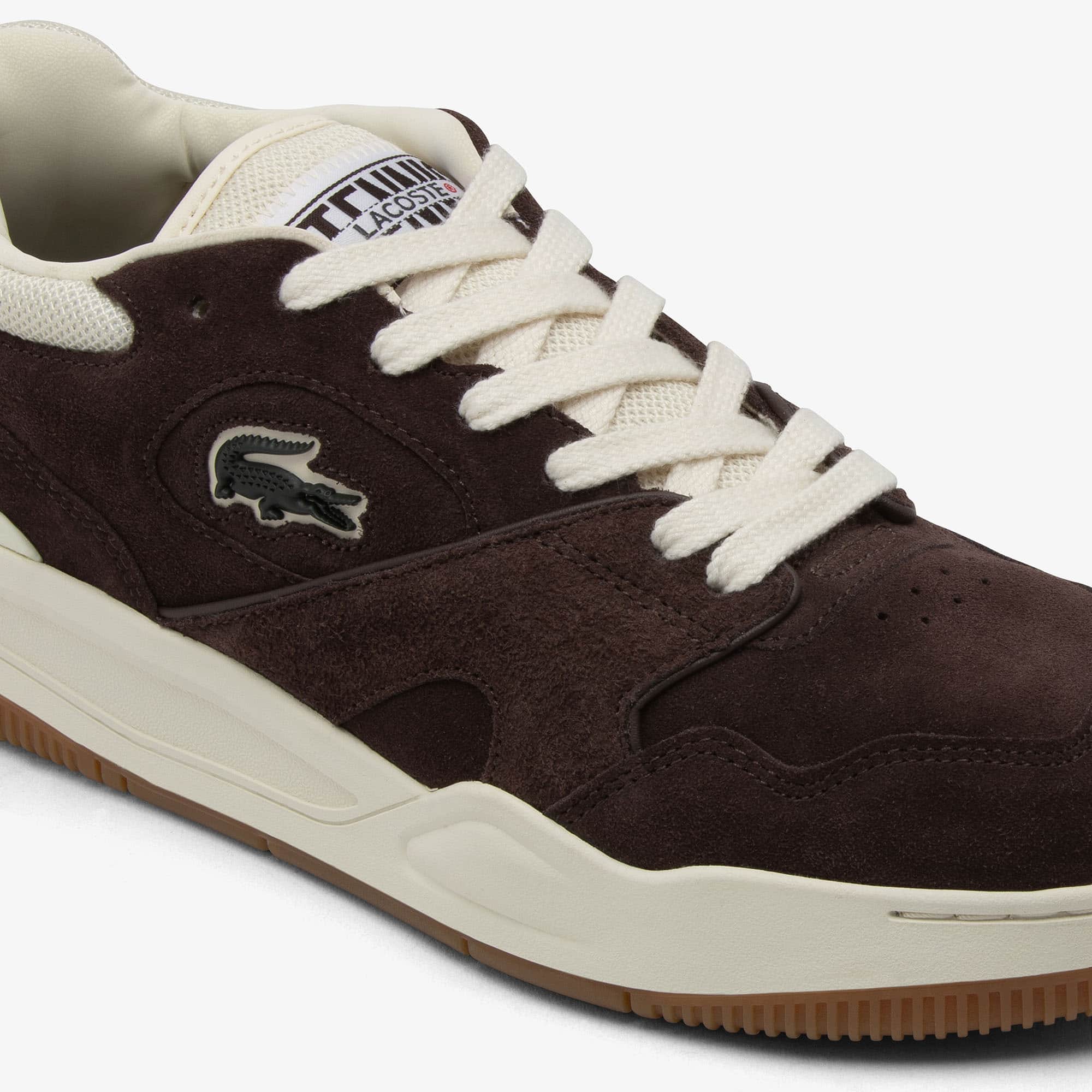 Men's Lineshot Suede Sneakers - DK BRW/GUM