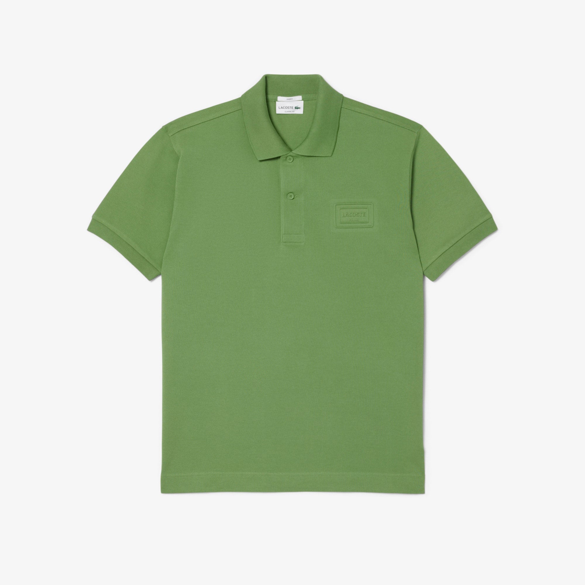 Classic Fit Embossed Branding Polo - Green
