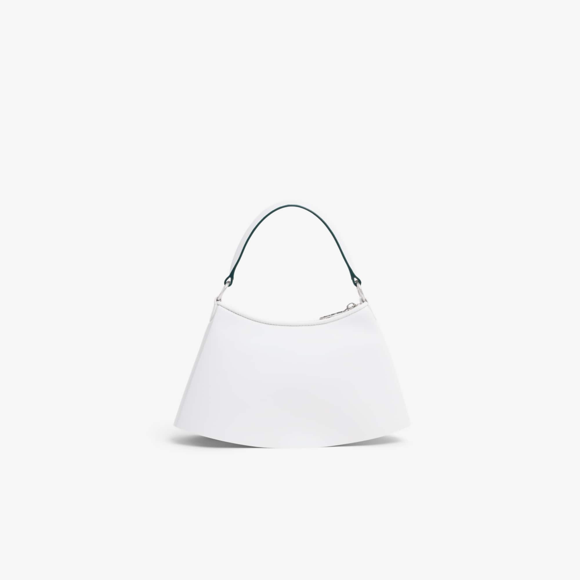 Runway Small Lenglen Printed Leather Bag - WHITE PR