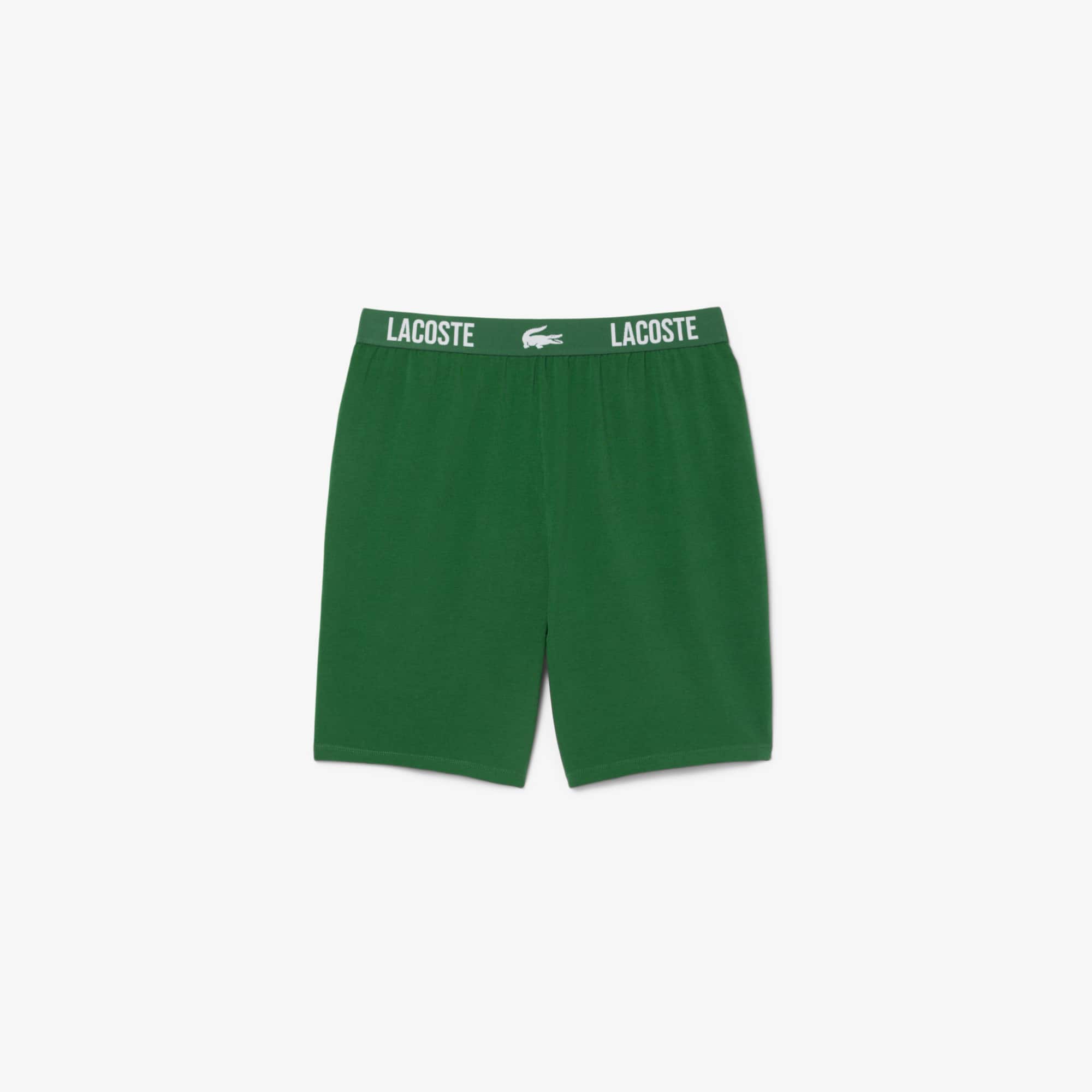Men's Soft Cotton Pajama Shorts - Pine green