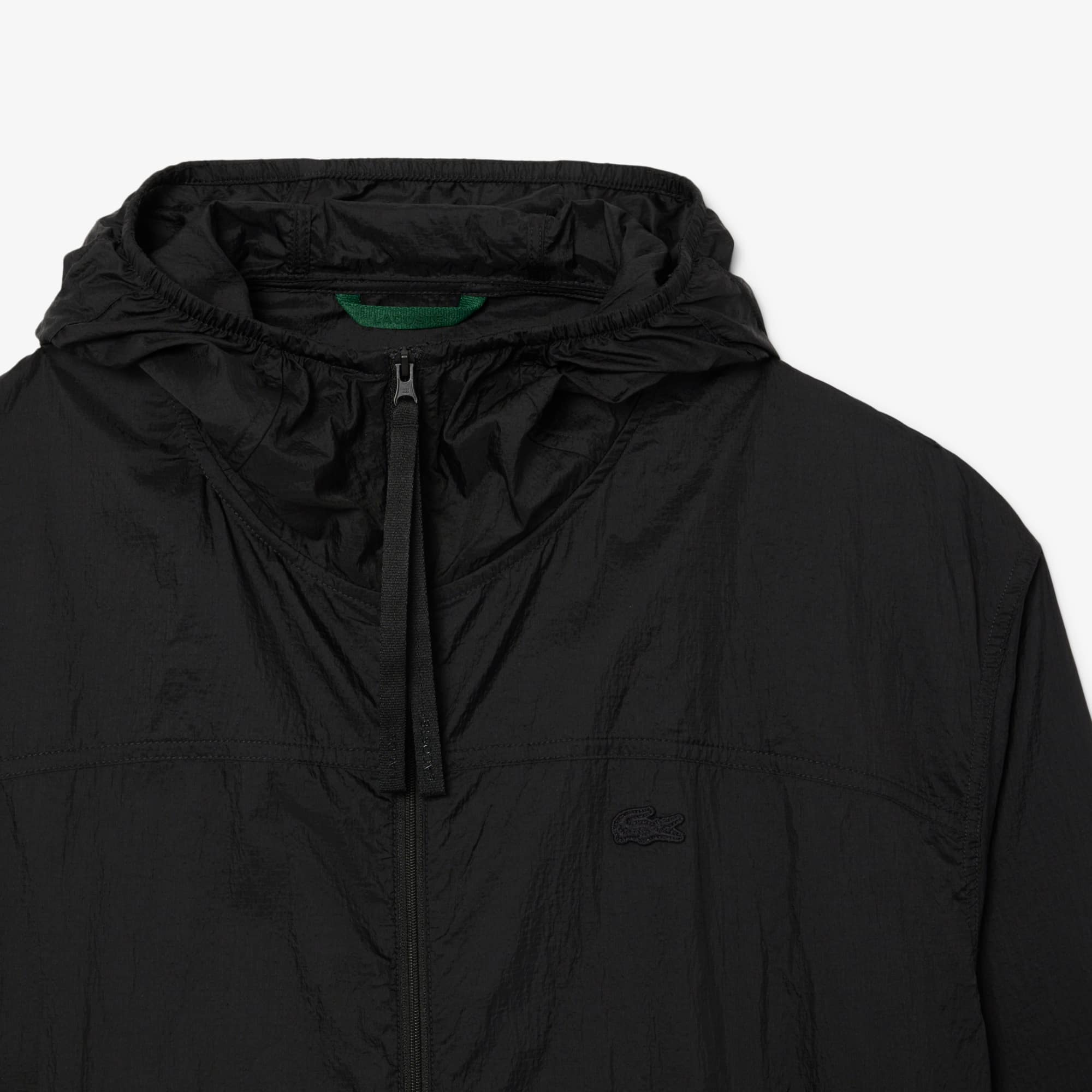 Men's Water-Repellent Nylon Jacket - Black