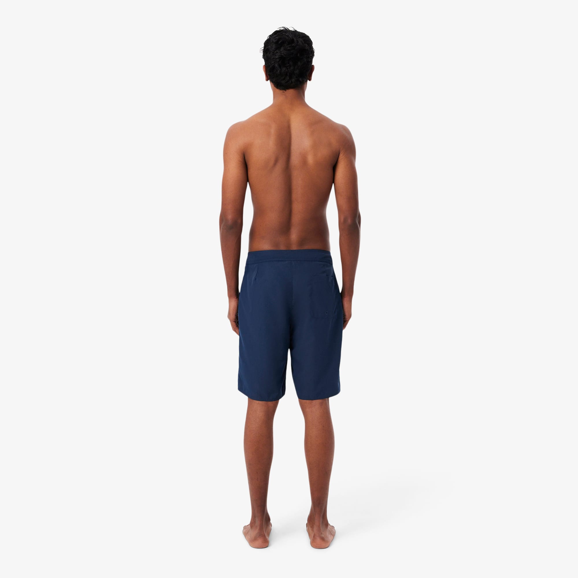 Long Surfer Swim Trunks - Navy Blue