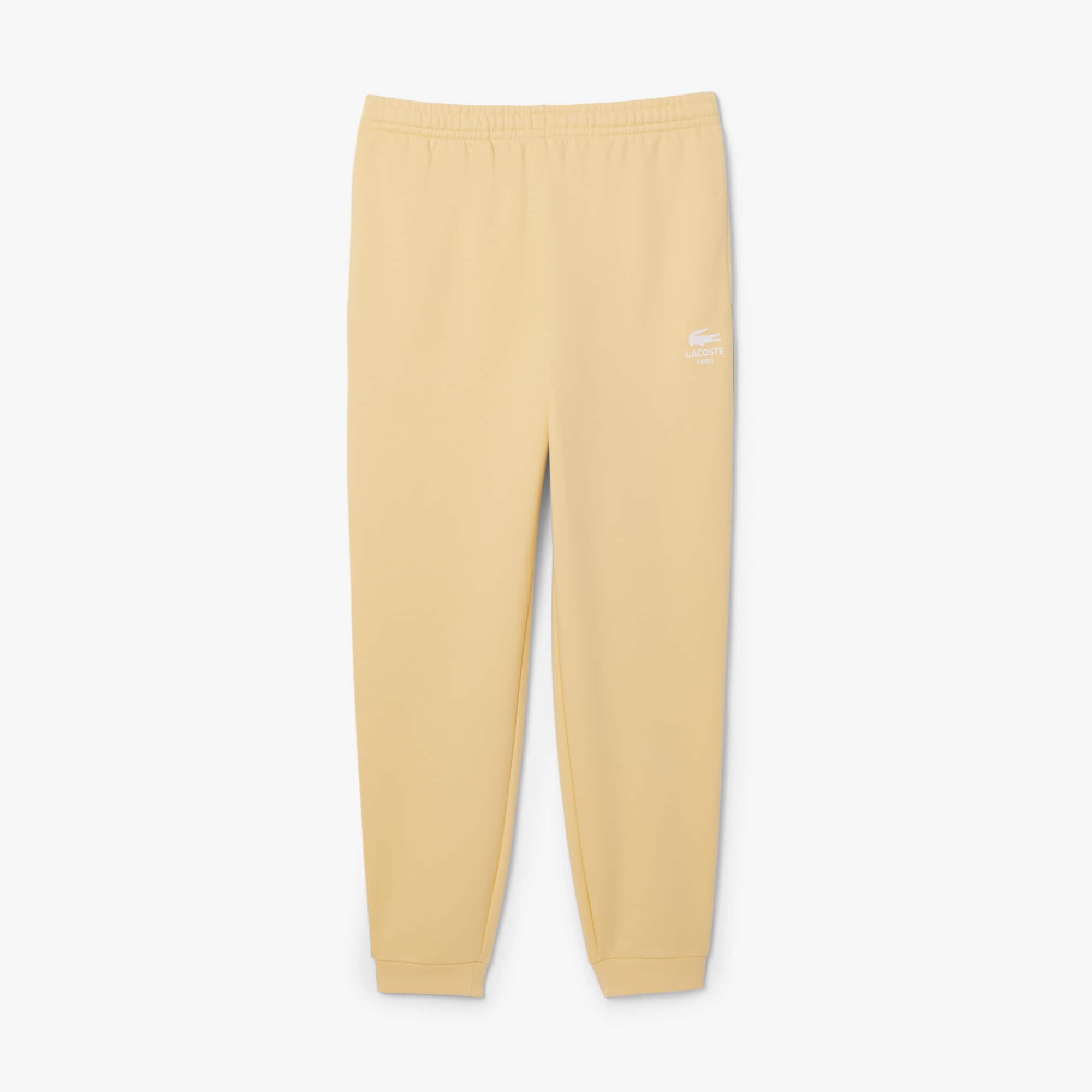 Unisex Tapered Leg Sweatpants - Yellow