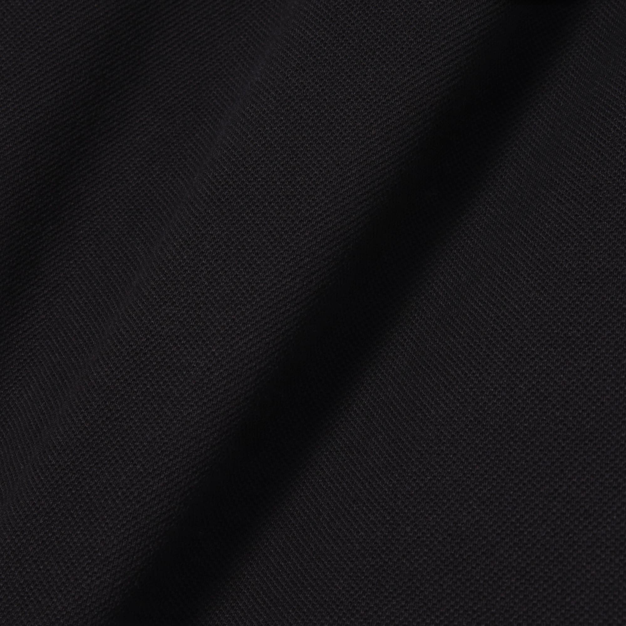 Regular Fit Logo Stripe Polo - Black