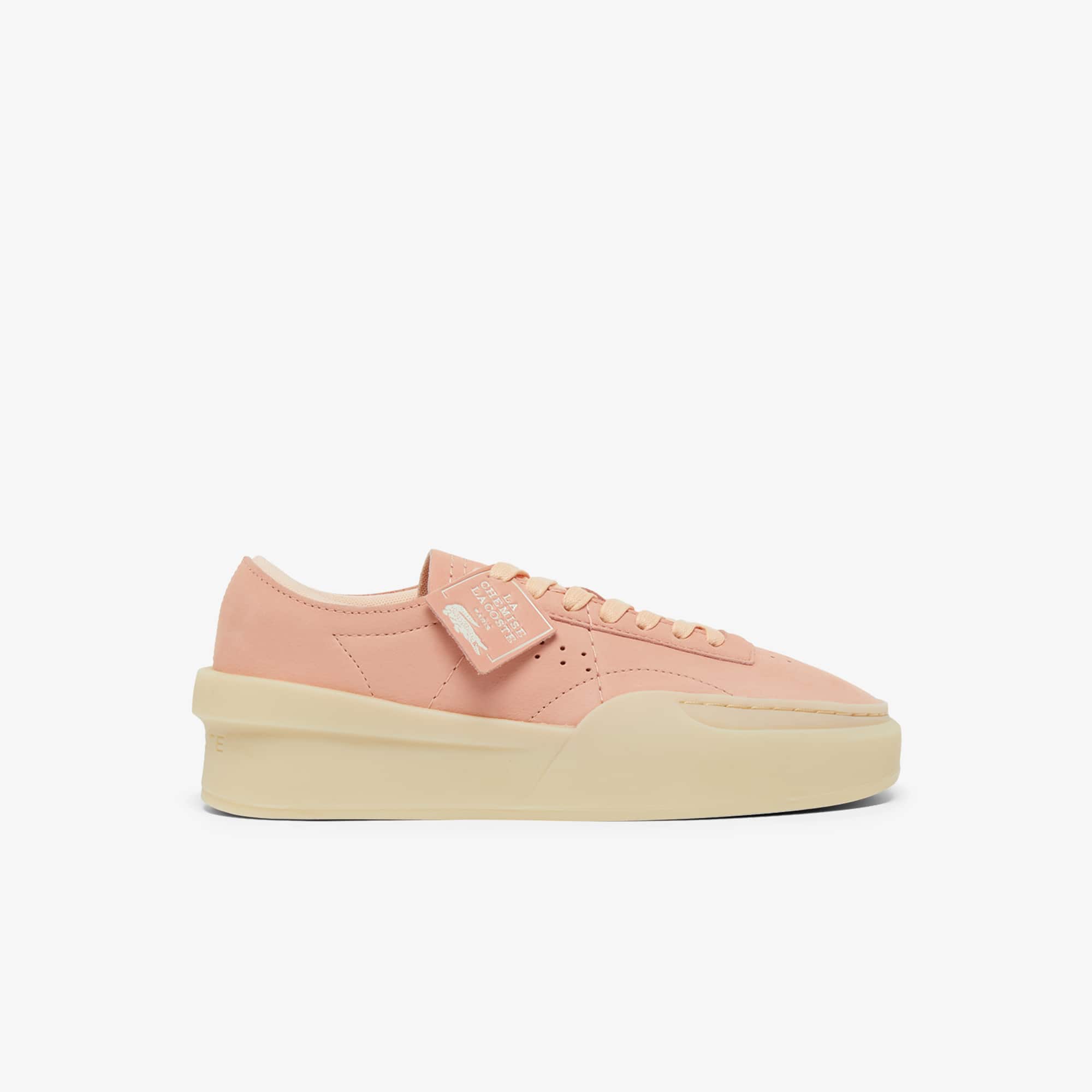 Women's Aura Club Leather Sneakers - PNK/LT TAN