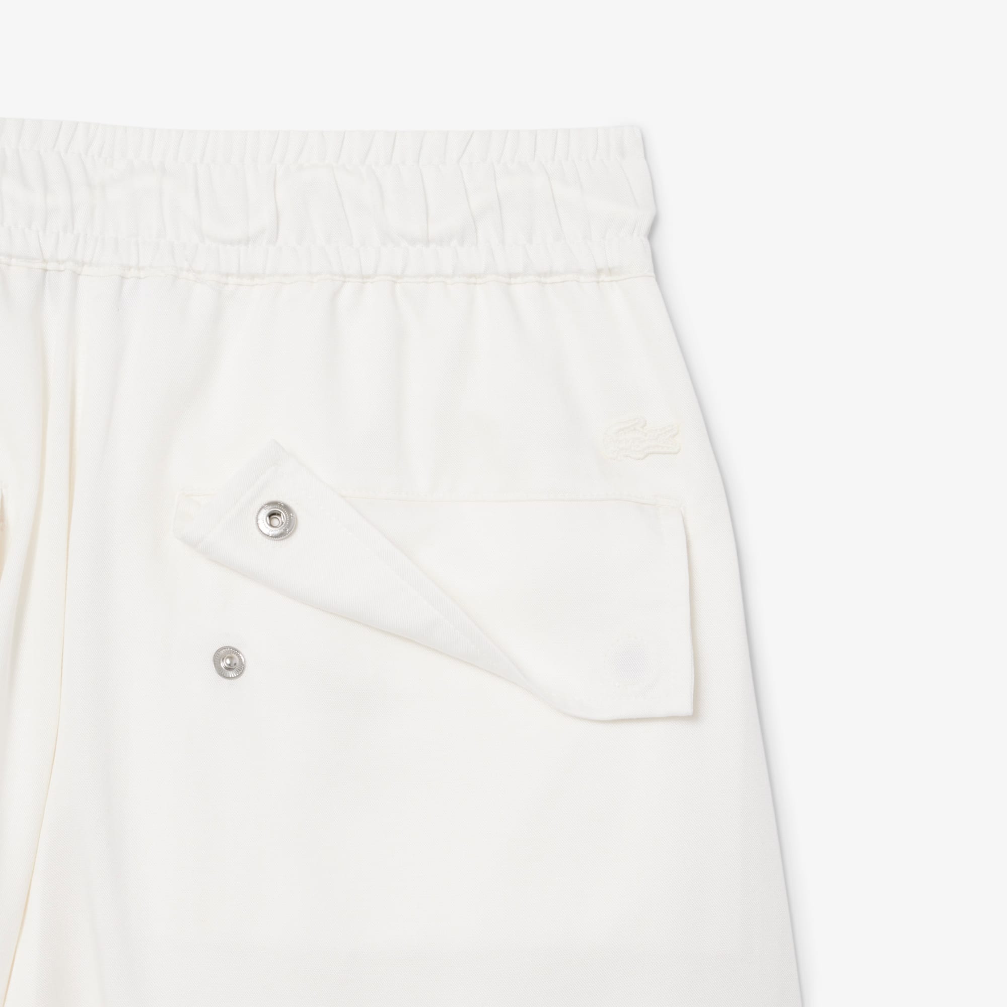 Wide Fit Fluid Pants - White