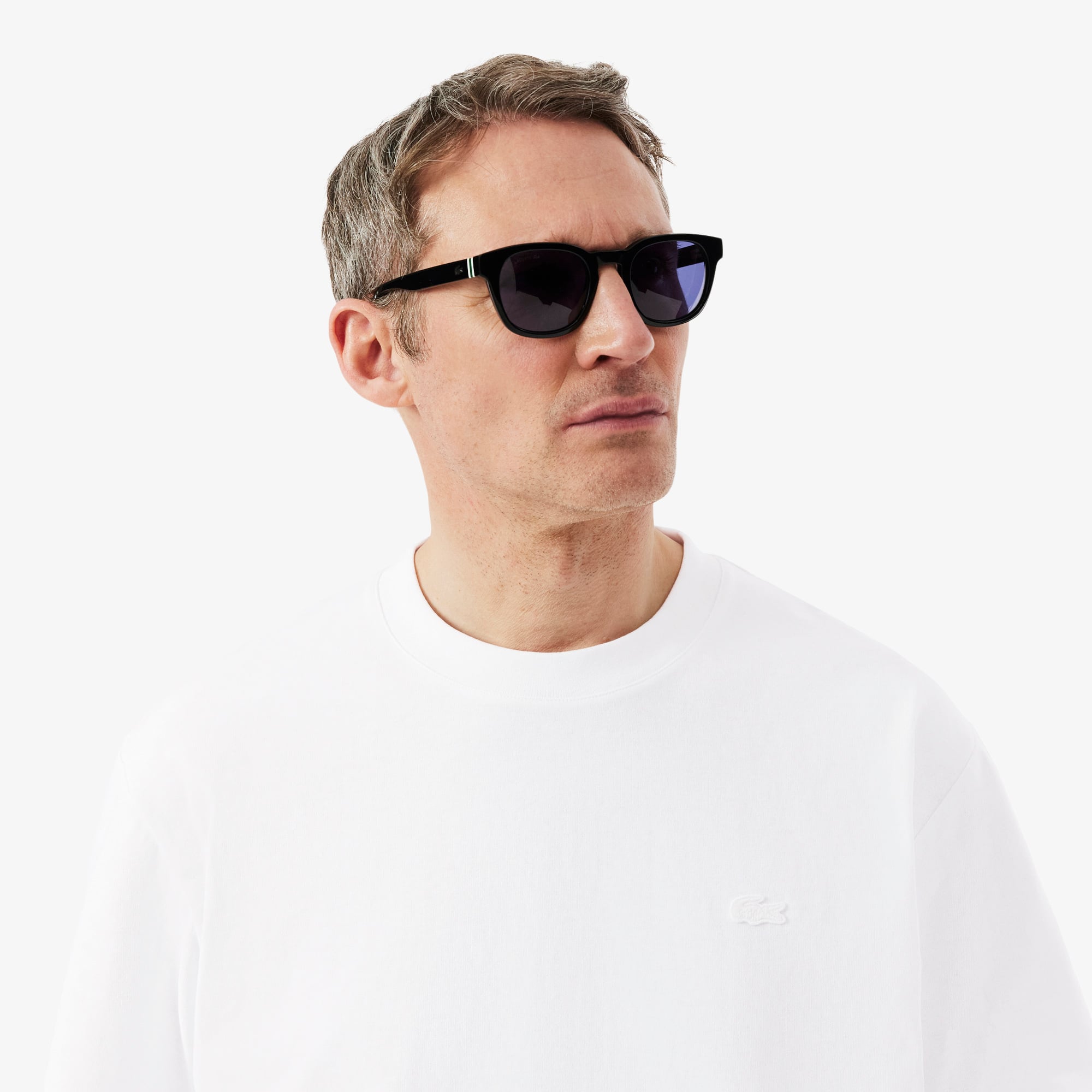 Relaxed Fit Printed Cotton T-Shirt - White