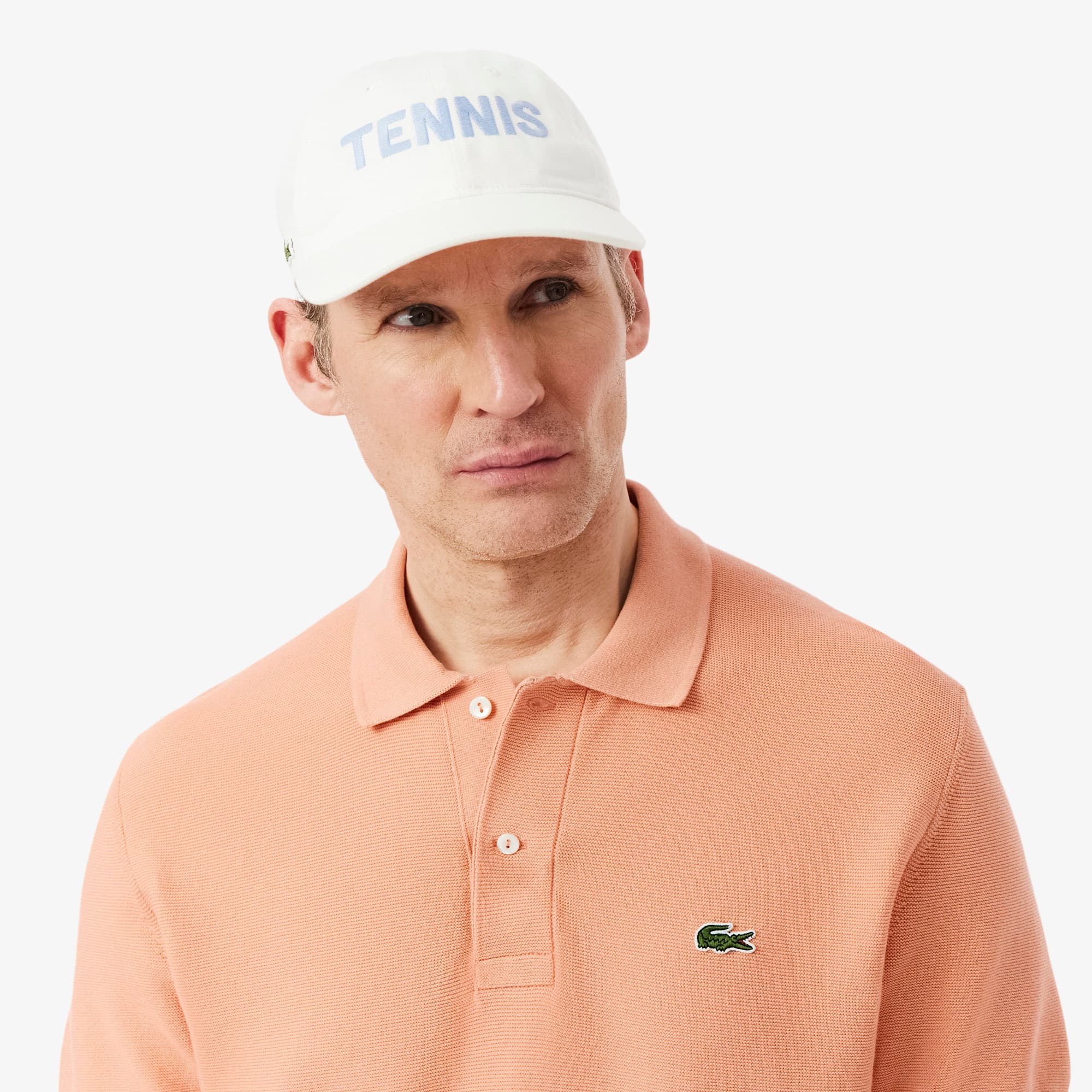 Classic Fit Knitted Polo - Rose