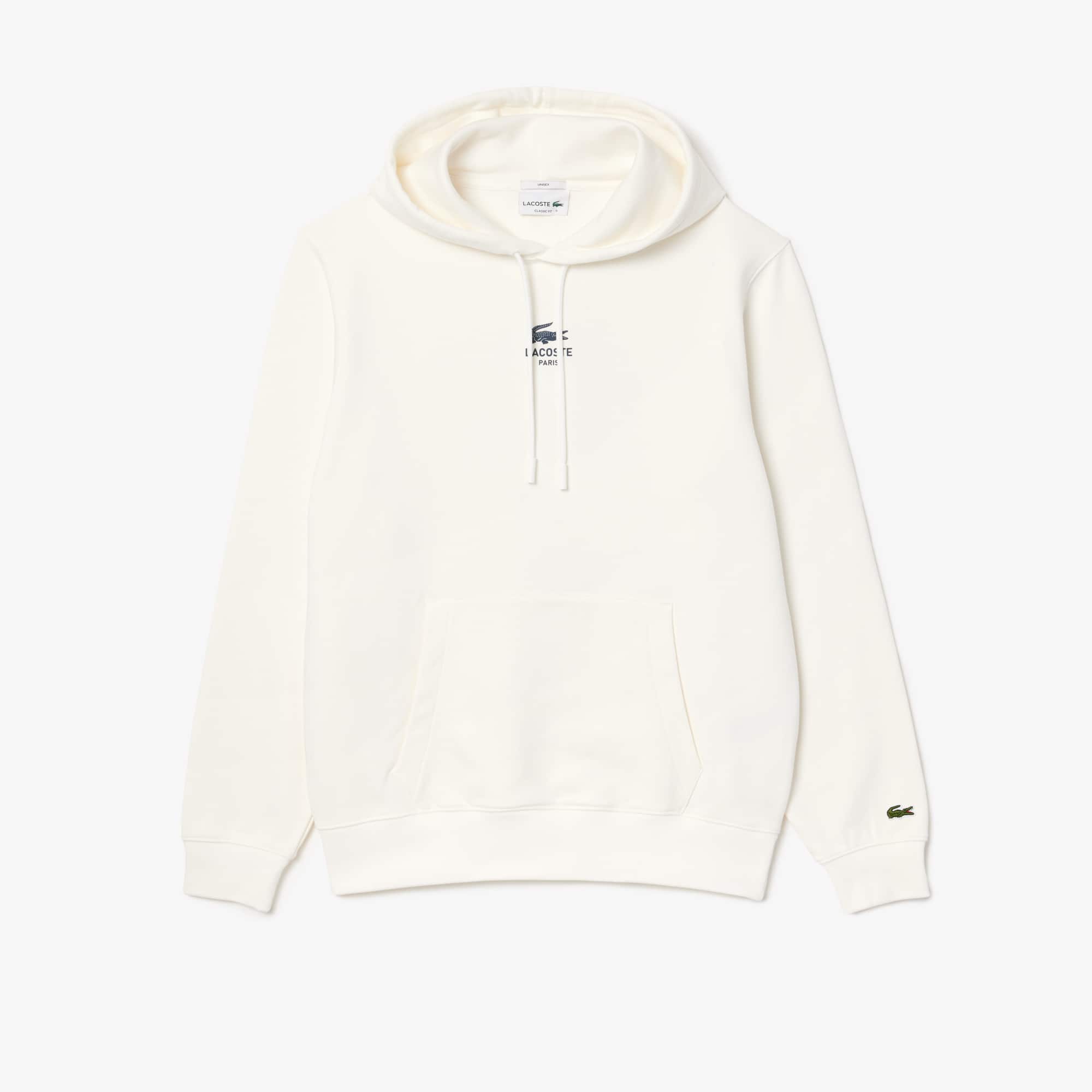 Unisex Print Hoodie - White