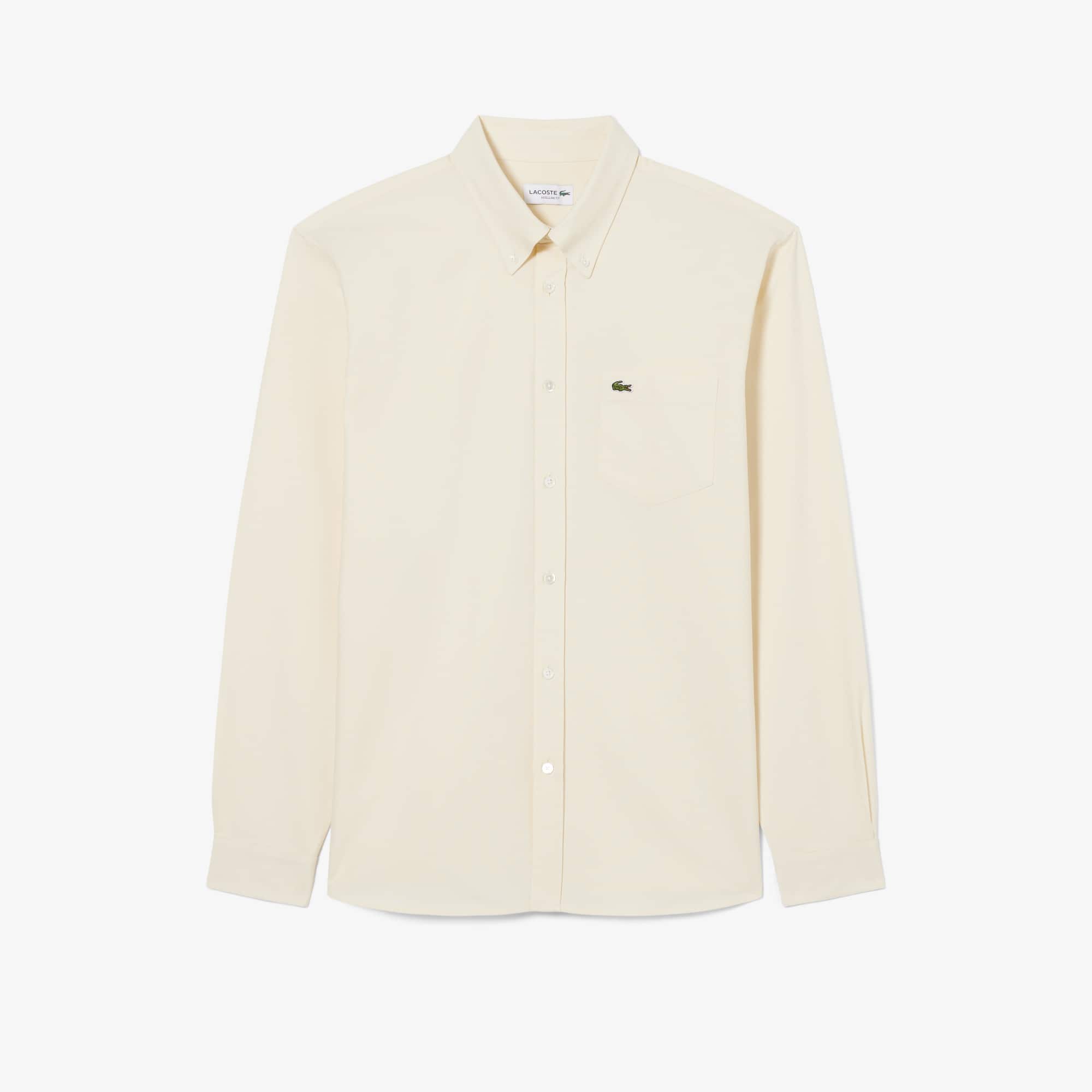 Men's Regular Fit Oxford Shirt - Beige