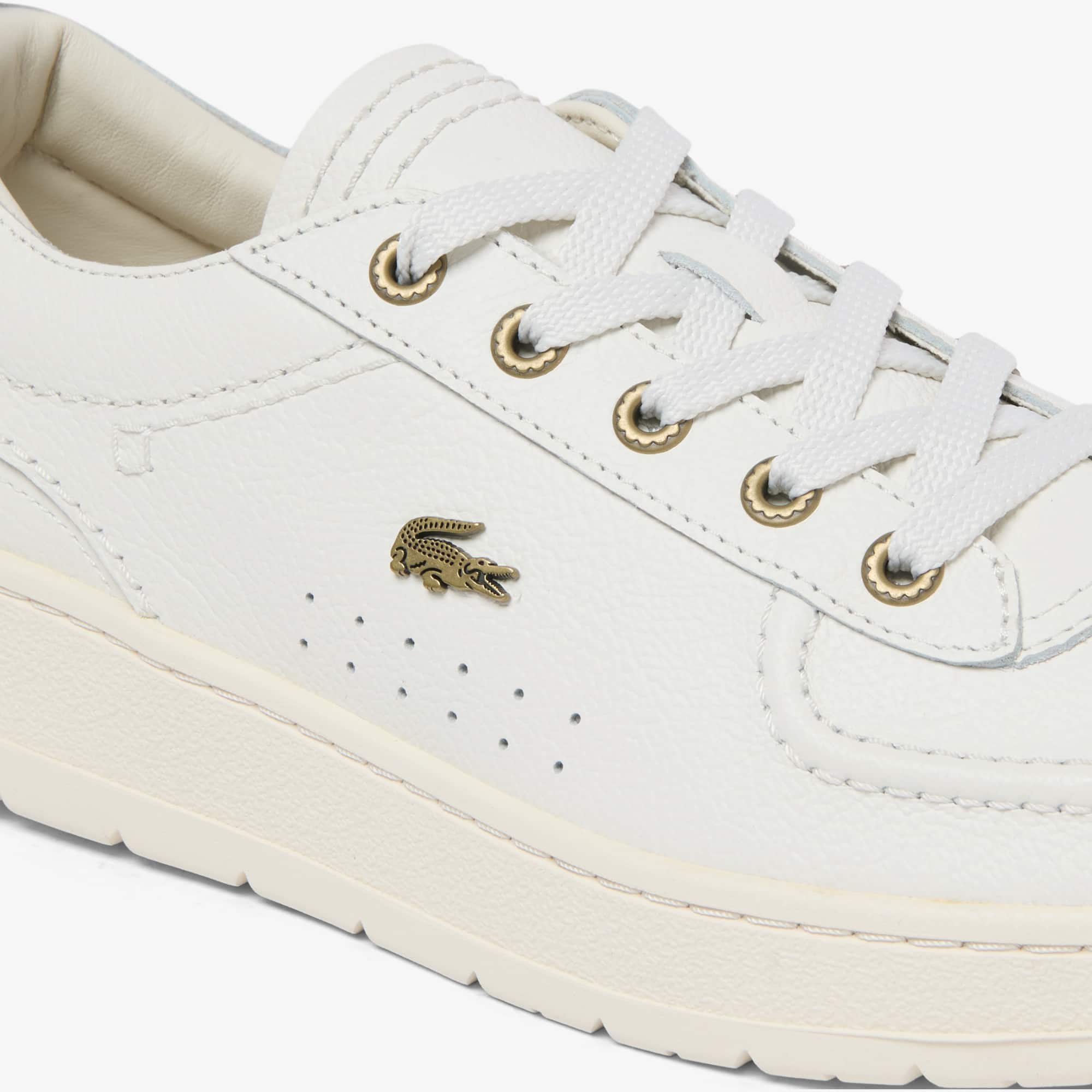 Men's Umpire Leather Sneakers - OFF WHT/DK GRN