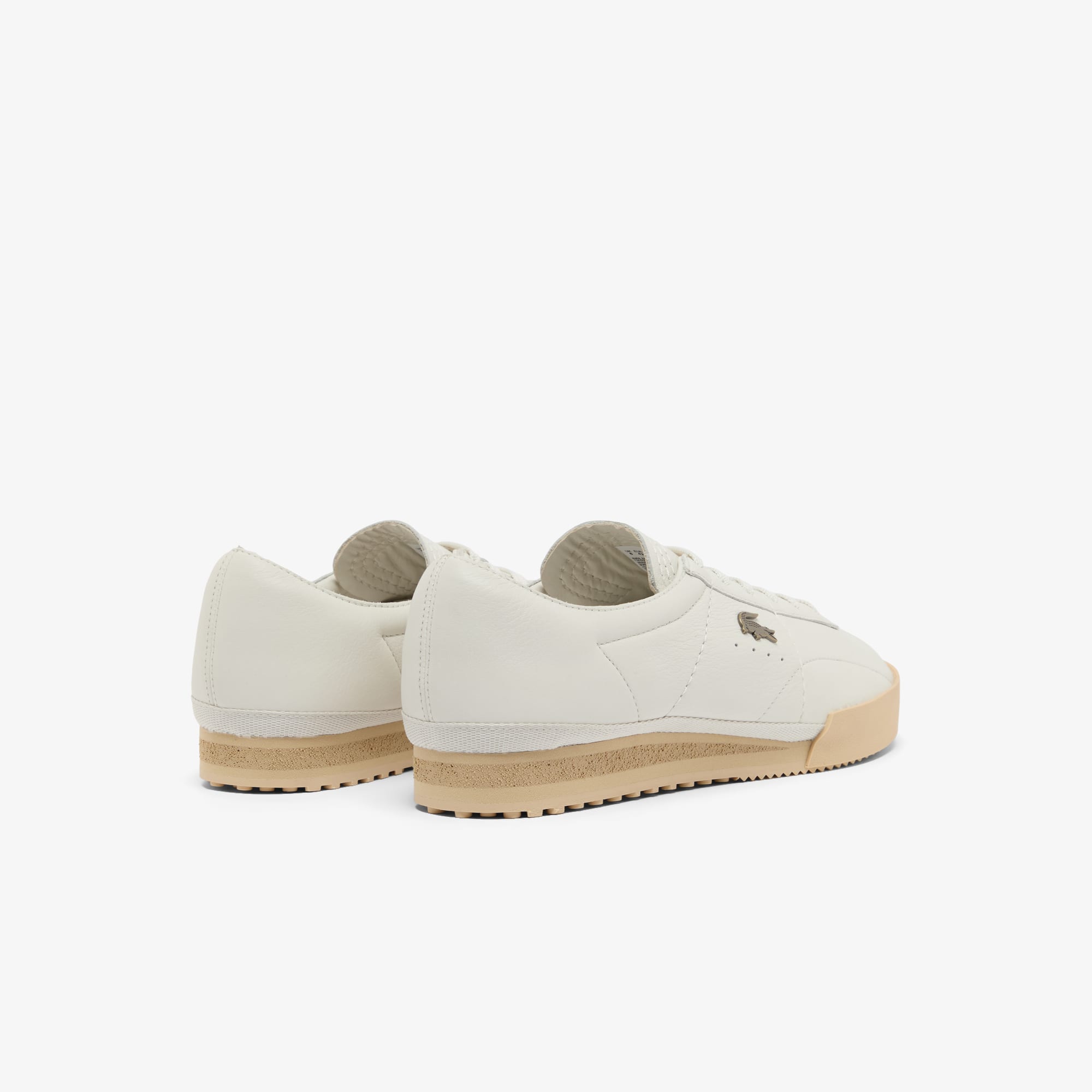 Men's Aura Leather Sneakers - OFF WHT/LT BRW