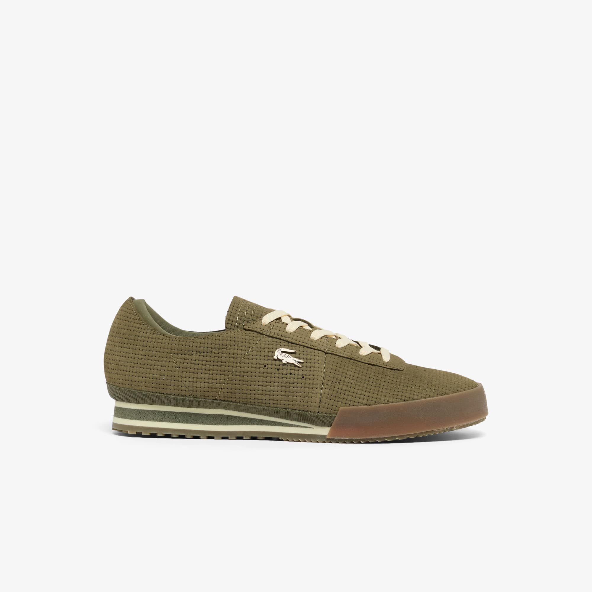 Men's Aura Leather Sneakers - KHK/GUM