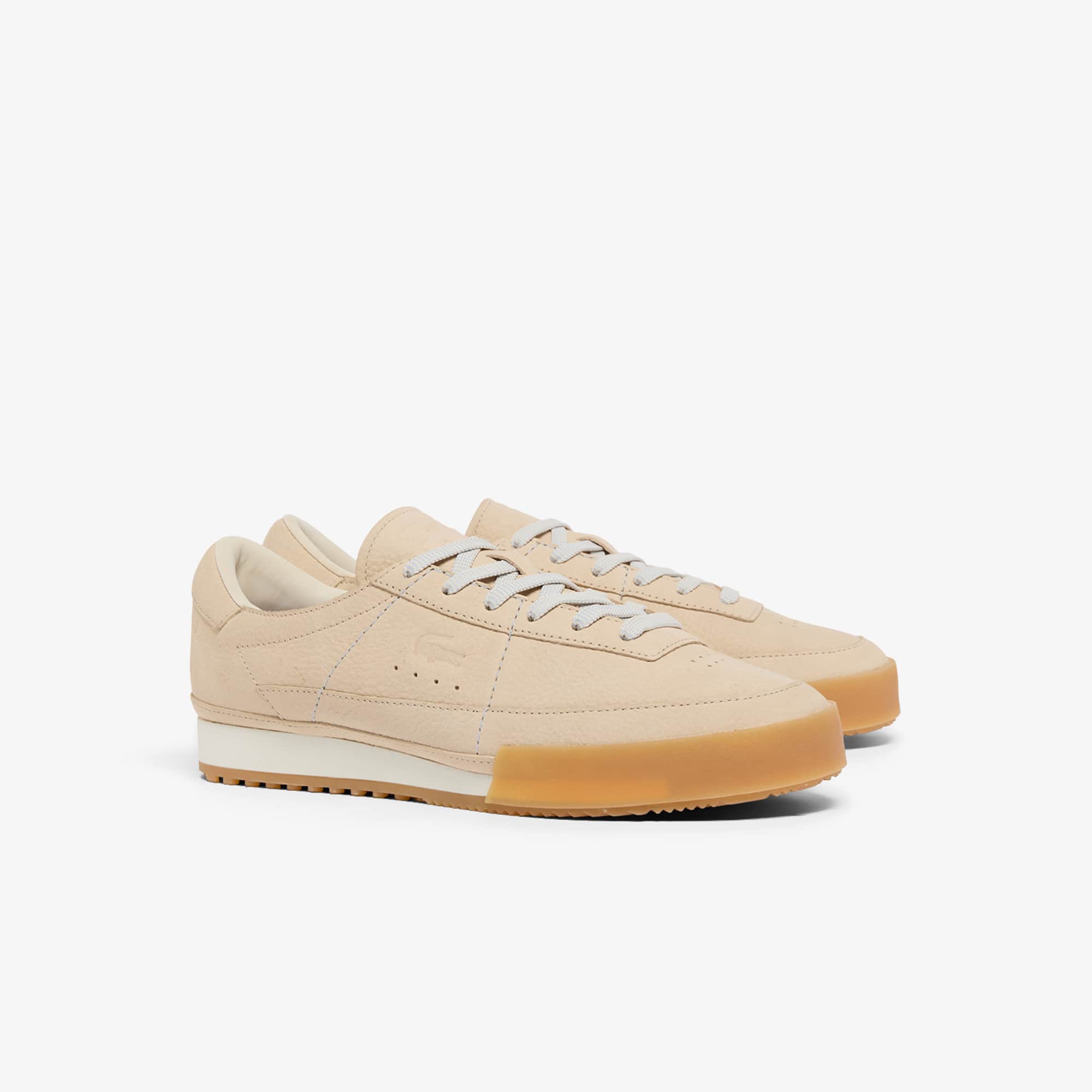 Men's Aura Leather Sneakers - OFF WHT/GUM