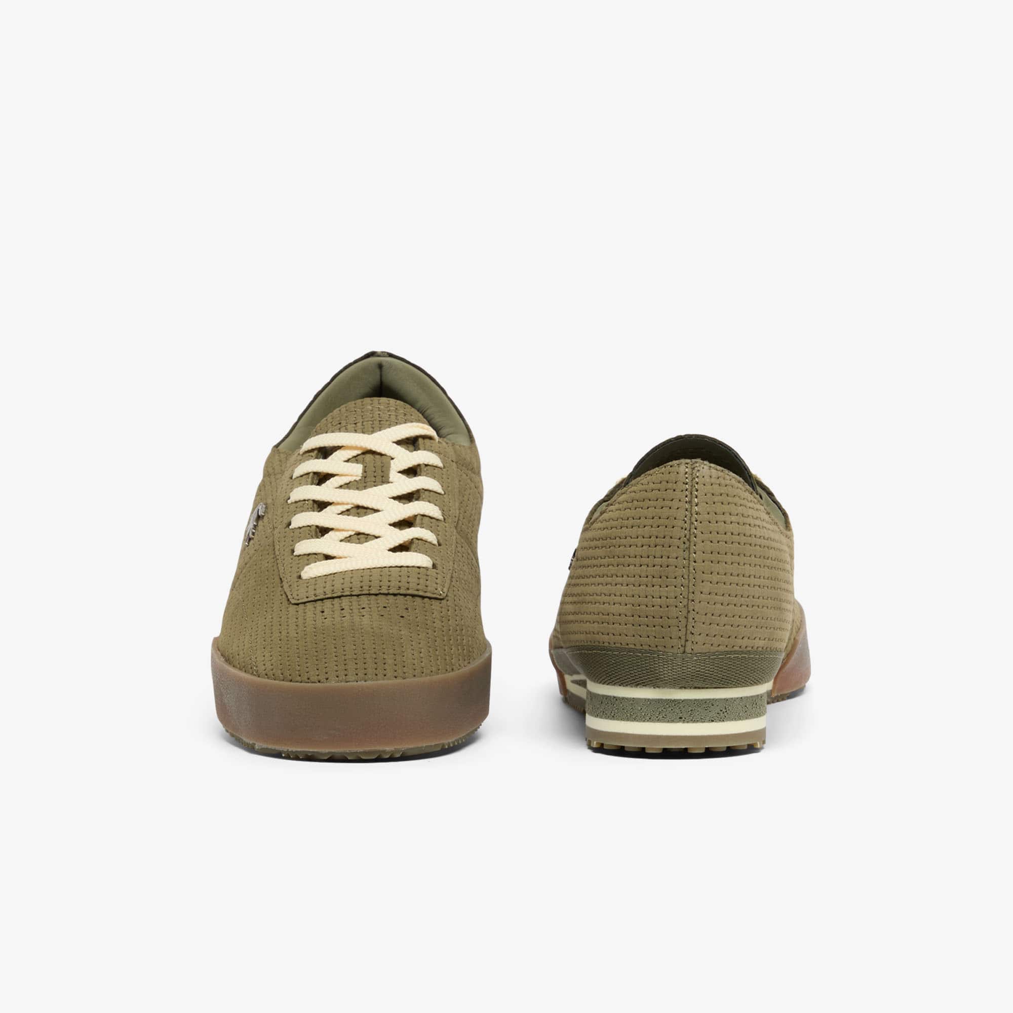 Men's Aura Leather Sneakers - KHK/GUM
