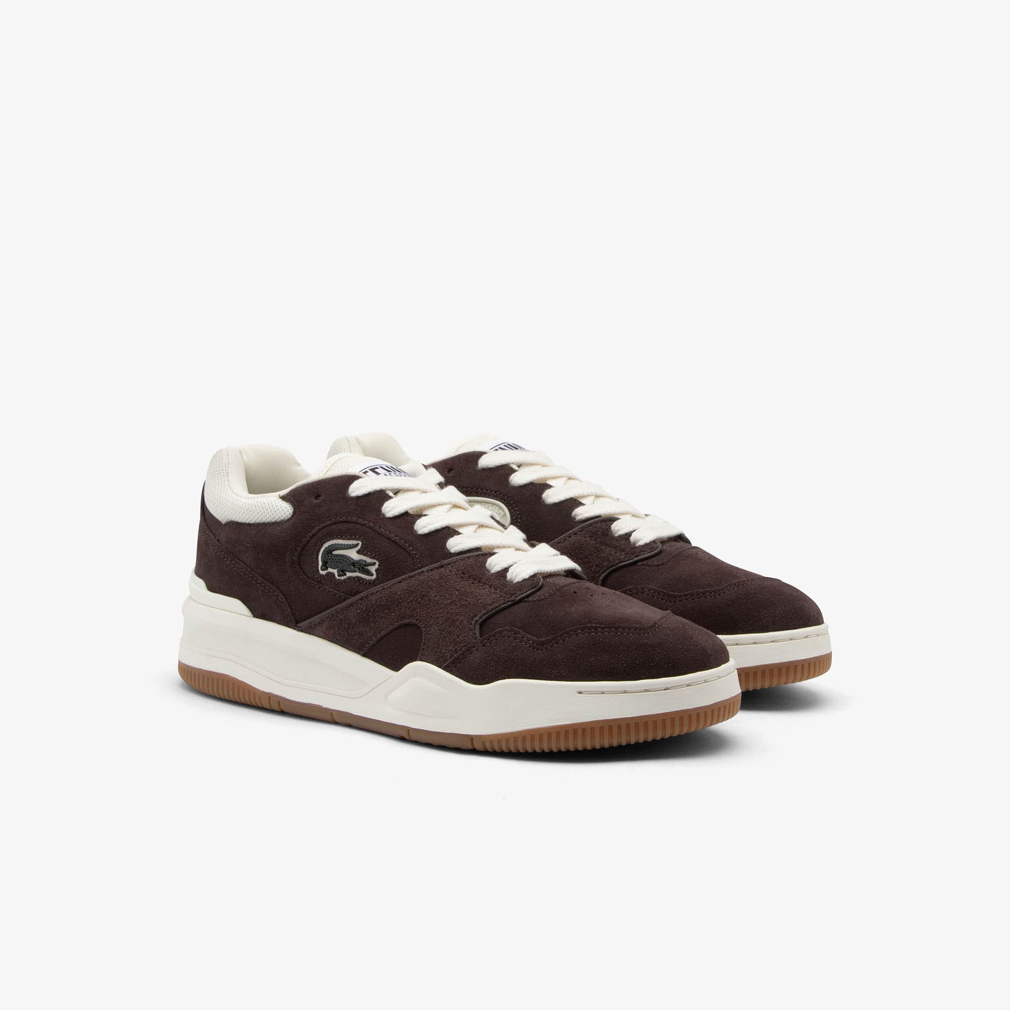 Men's Lineshot Suede Sneakers - DK BRW/GUM