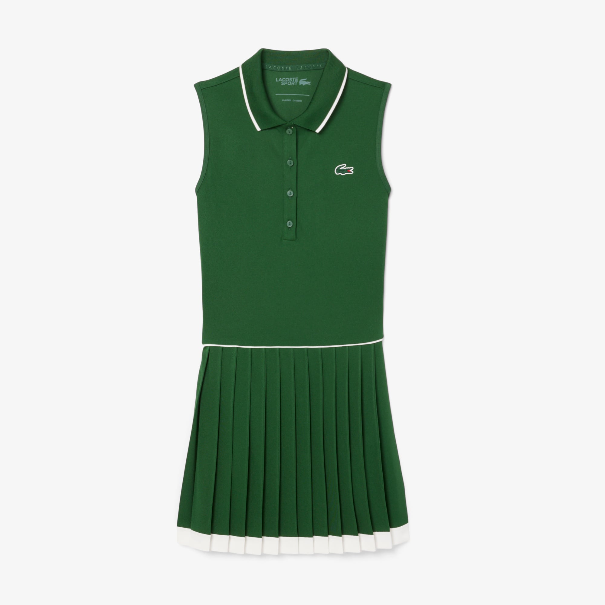 Women's Ultra Dry Tennis Heritage Dress - Green / White / Green