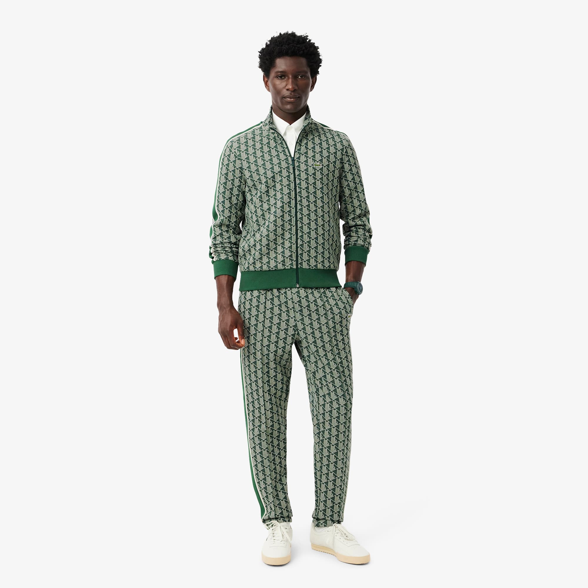Men's Paris Monogram Sweatpants - Green