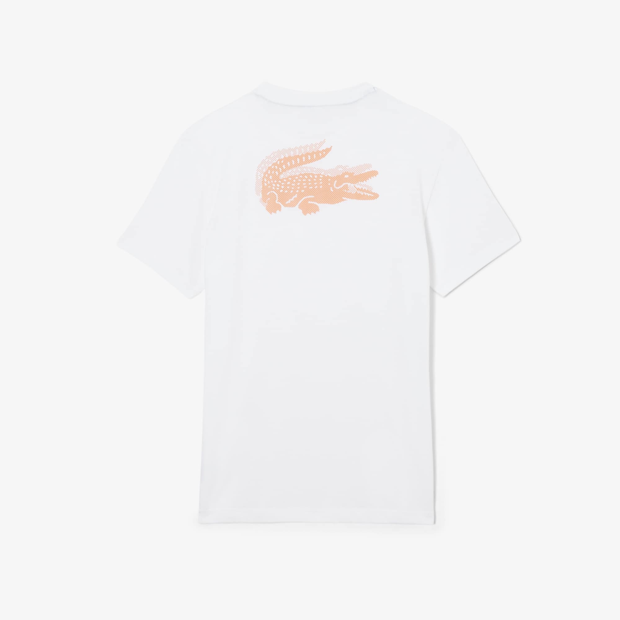 Ultra Dry Graphic Sport T-Shirt - Blanc / Orange