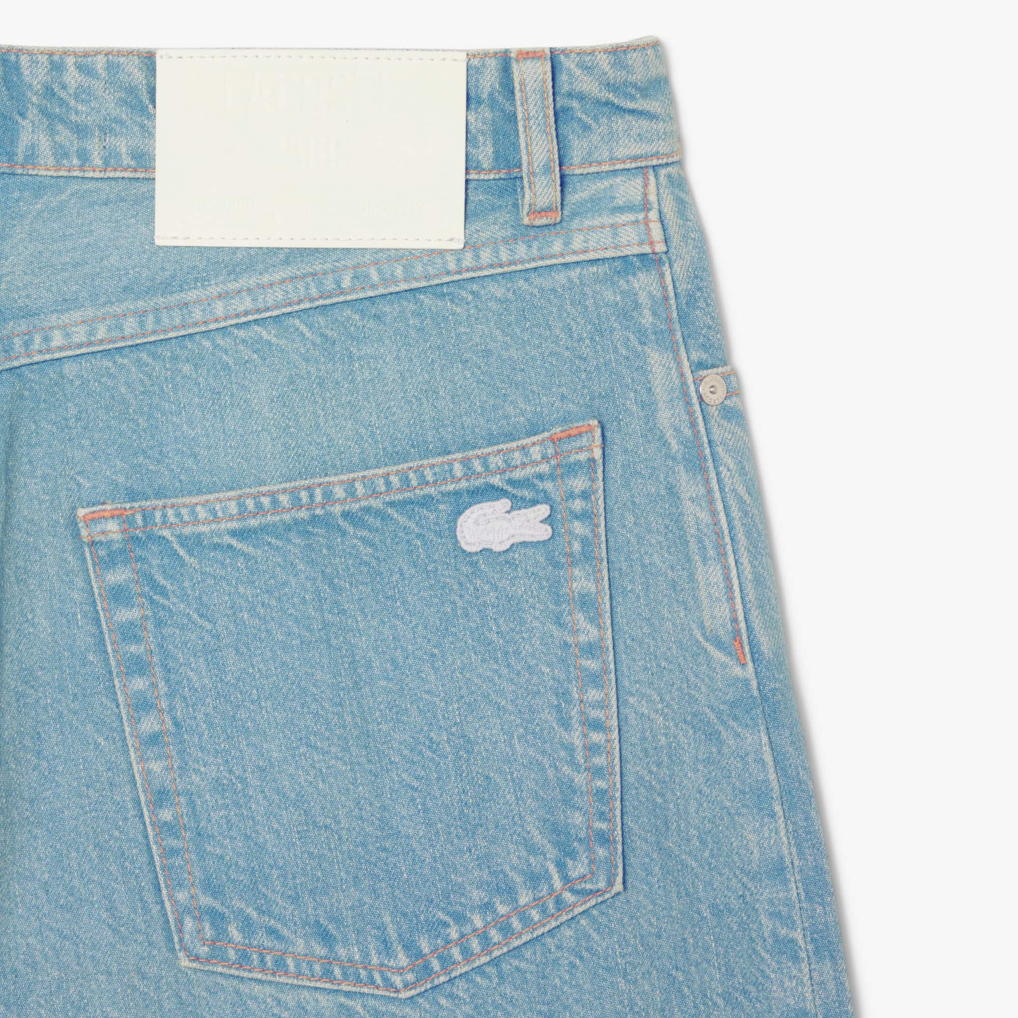 Men's Loose Fit 5-Pocket Denim Jeans - Blue