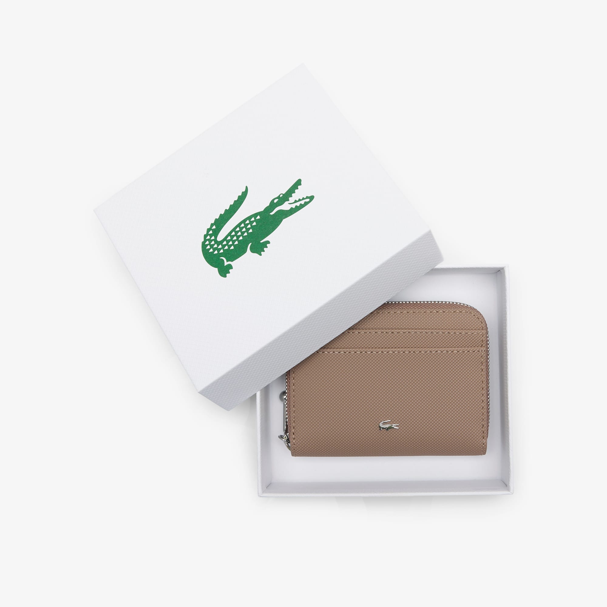 Daily City Small Zipped Billfold - Taupe