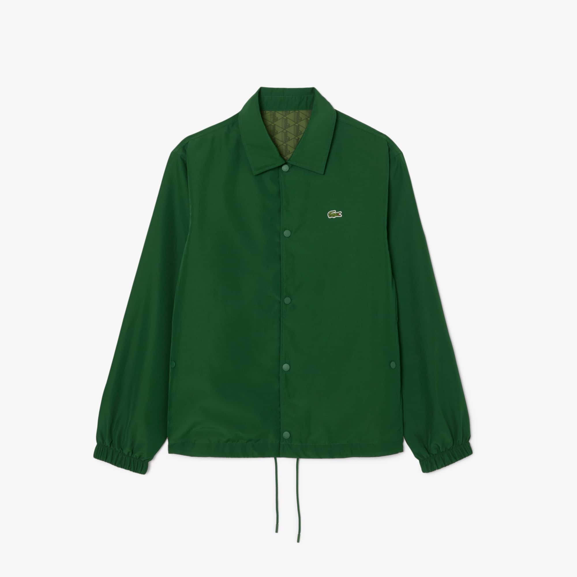 Men's Reversible Monogram Jacket - Pine green