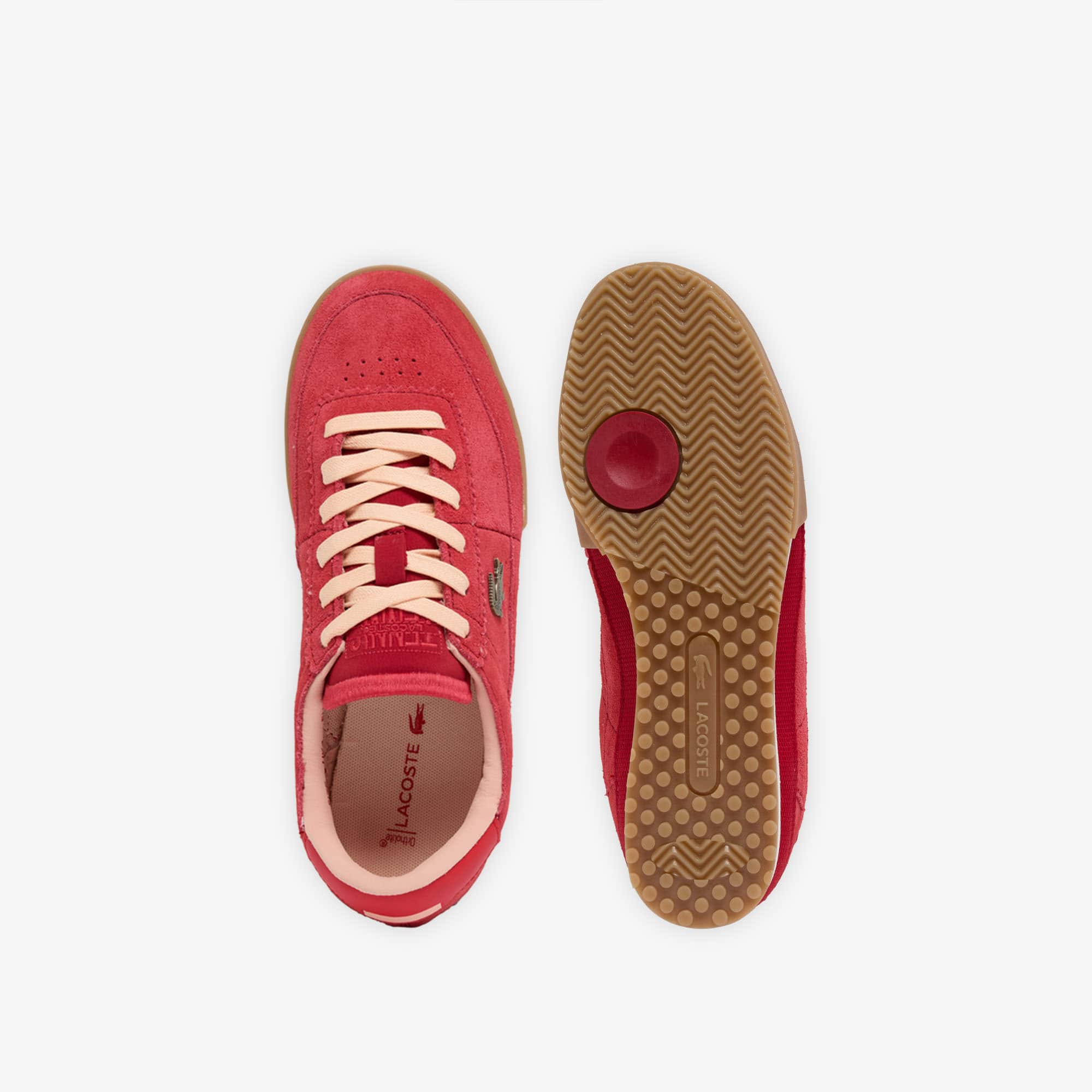 Women's Aura Suede Sneakers - RED/LT GUM