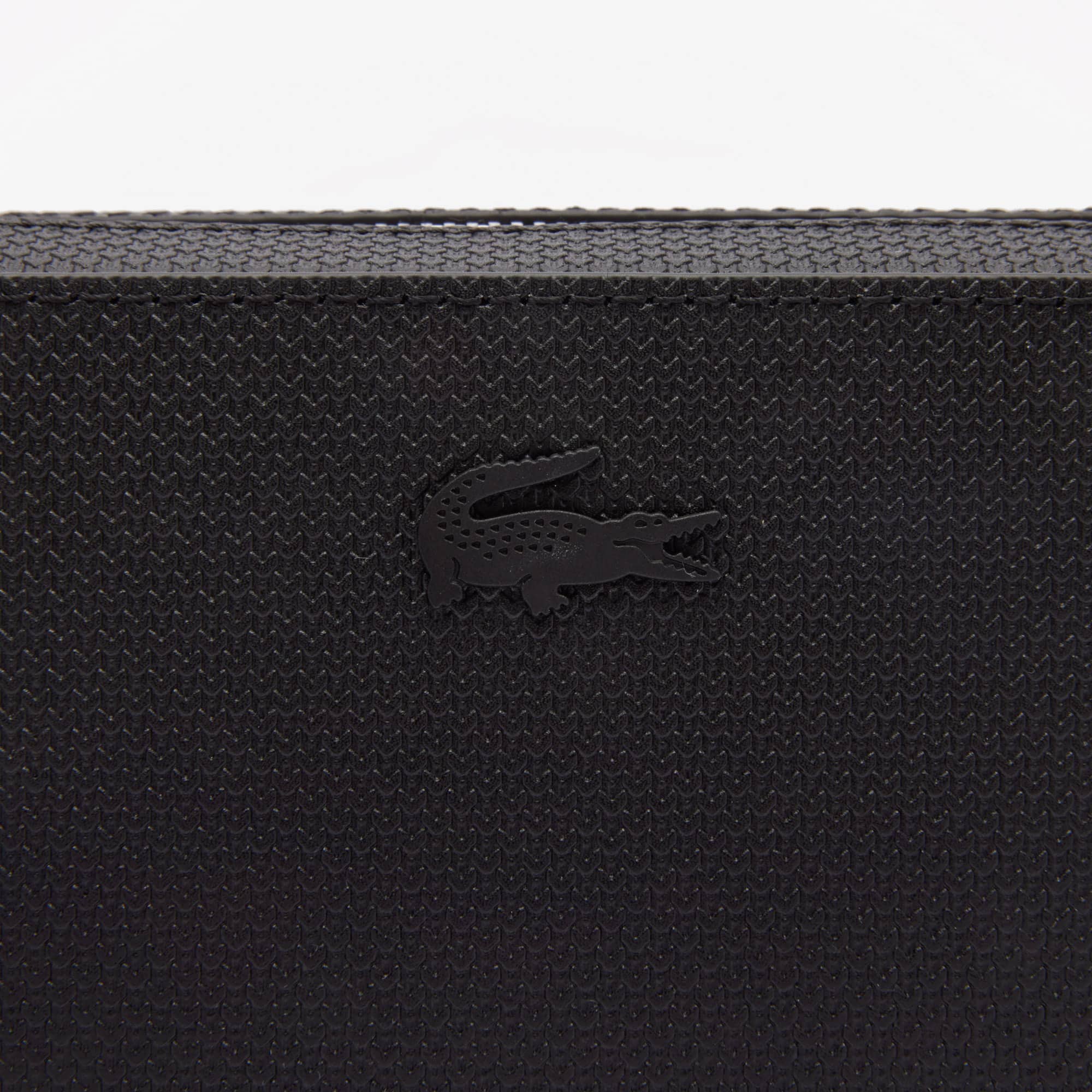 Chantaco Piqué Leather Zipped Pouch - Black