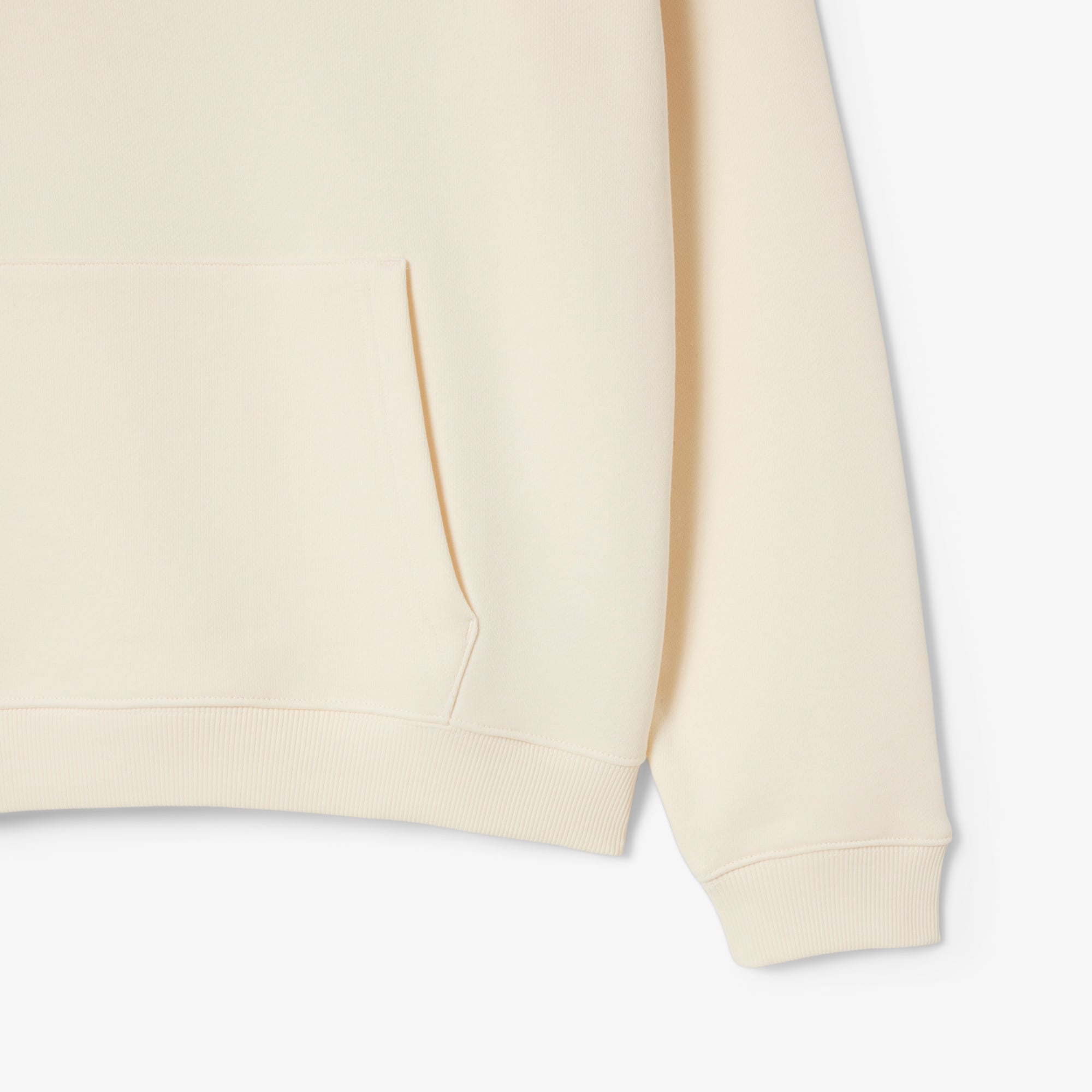 Loose Fit Printed Hoodie - Lemon Beige