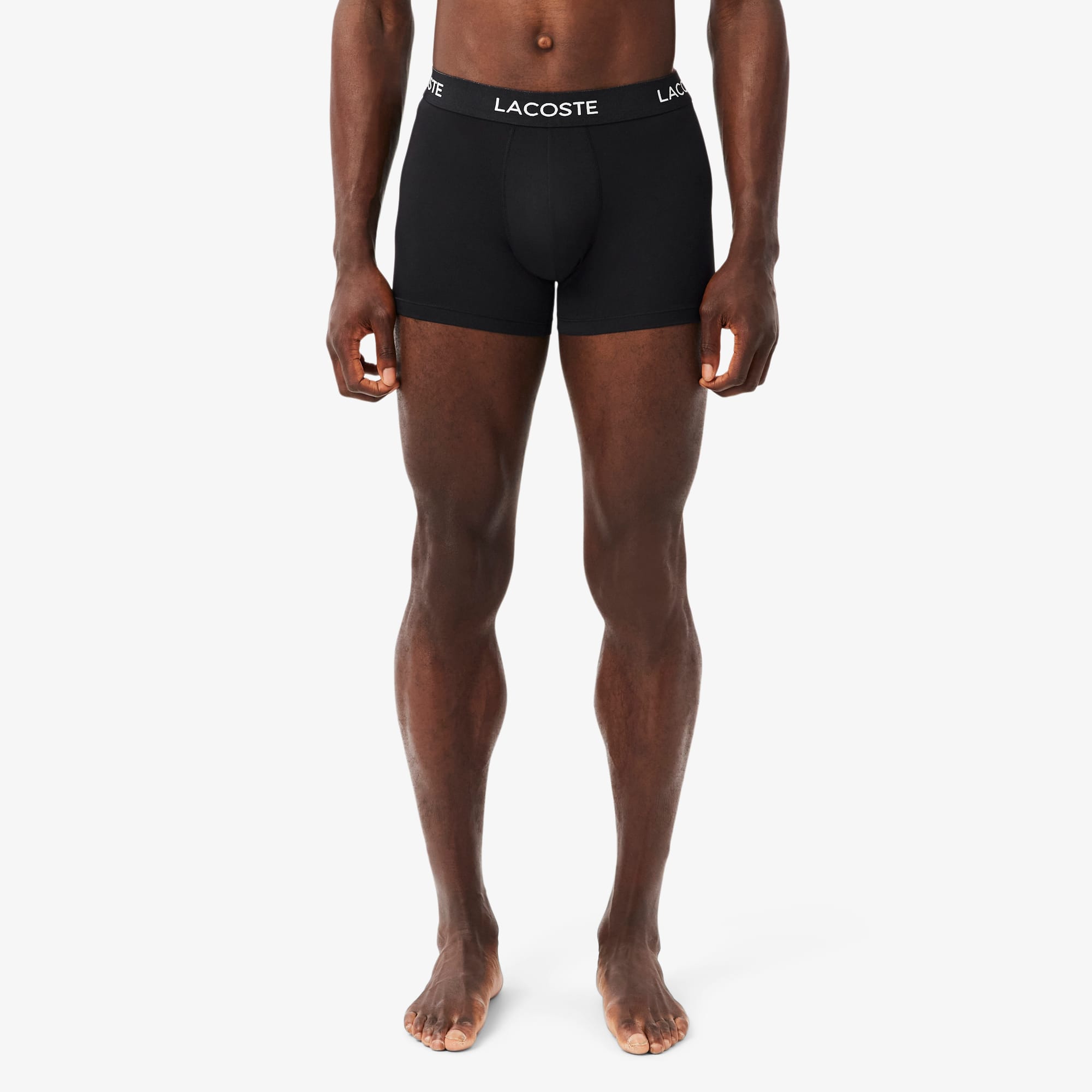 Men's 3-Pack Microfiber Trunks - Black / Grey / White