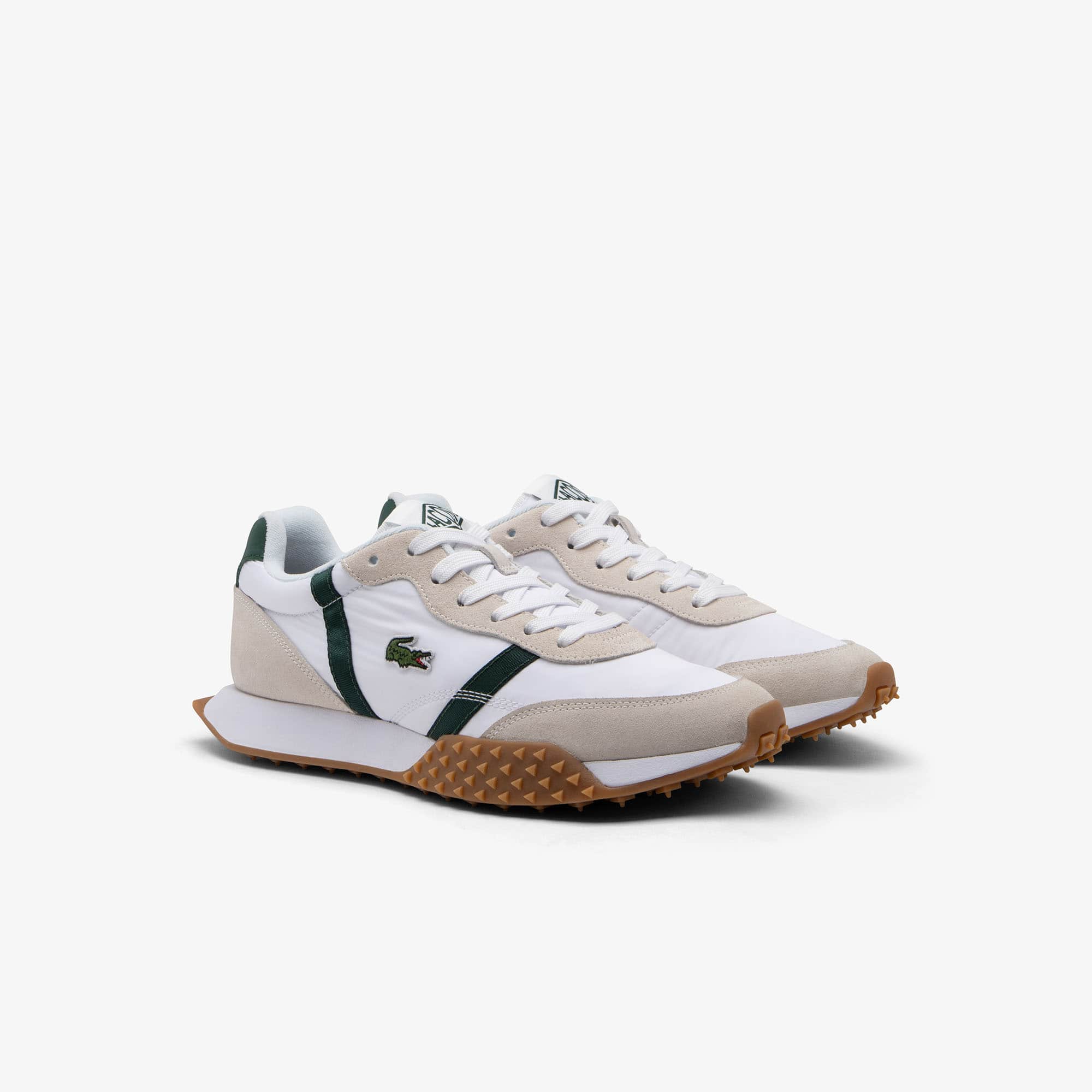 Men's L-Spin Evo Sneakers - WHITE/DARK GREEN