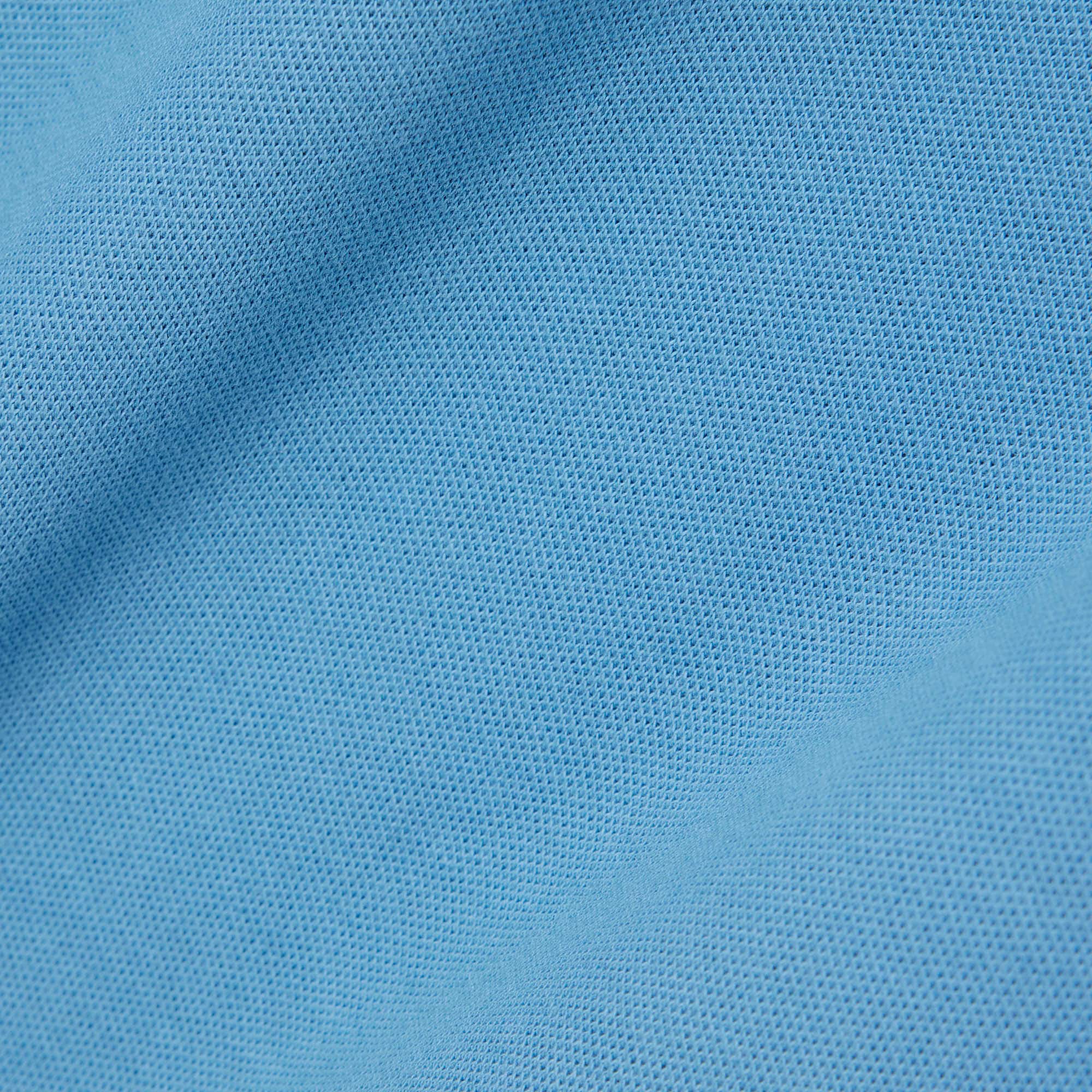 Men's Regular Fit Paris Stretch Piqué Polo - Bleu