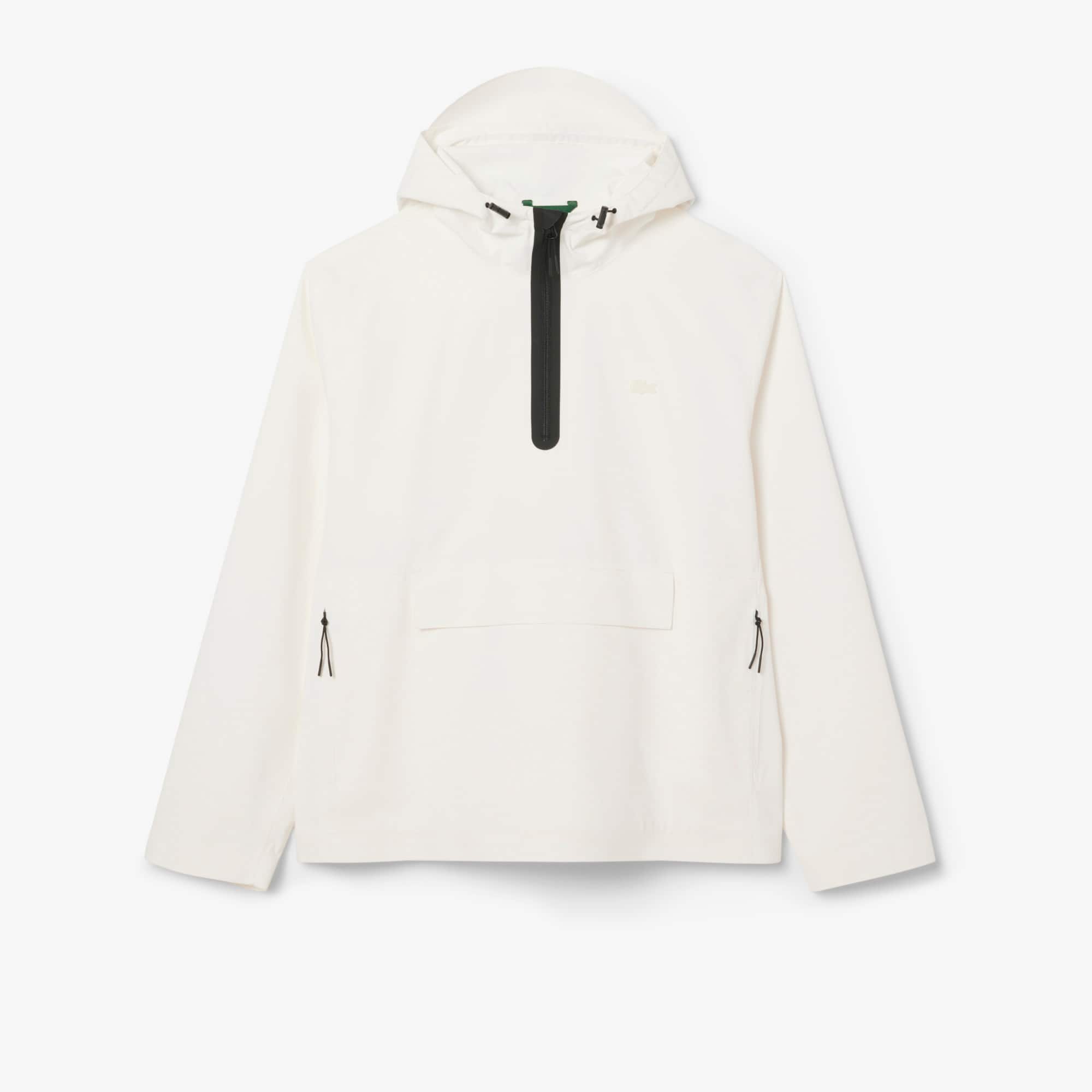 Men's Technical Water-Repellent Popover Jacket - White
