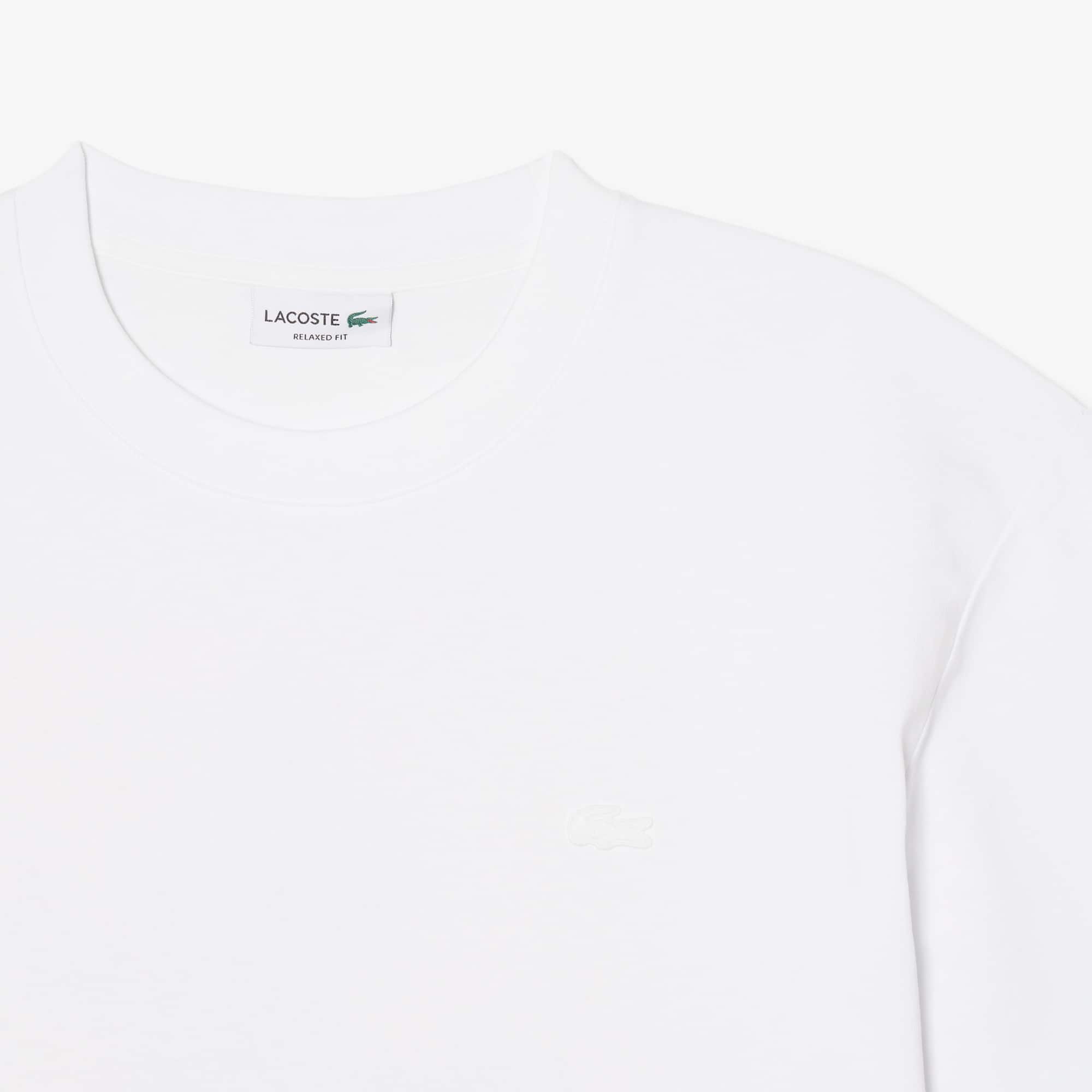 Relaxed Fit Printed Cotton T-Shirt - White