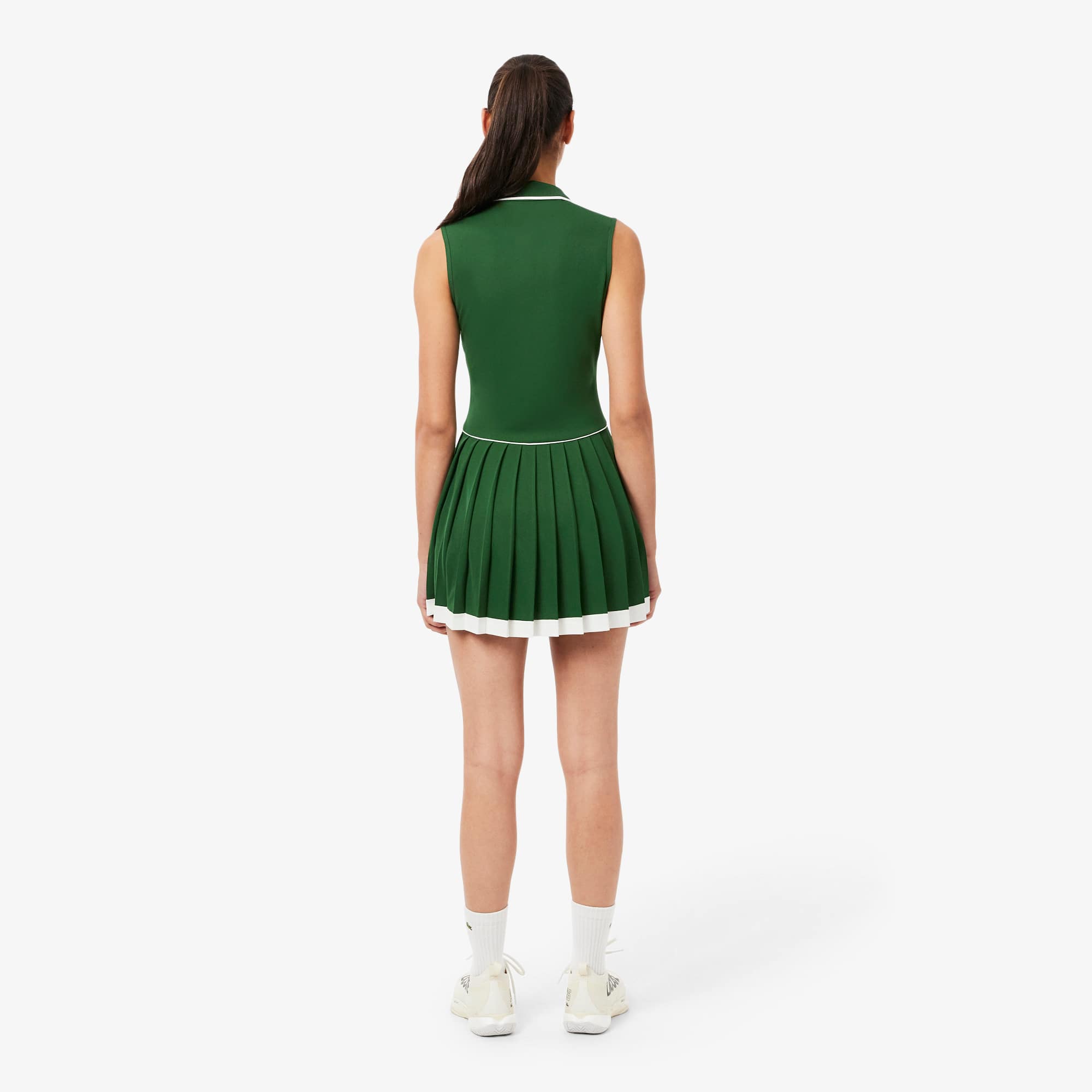 Women's Ultra Dry Tennis Heritage Dress - Green / White / Green