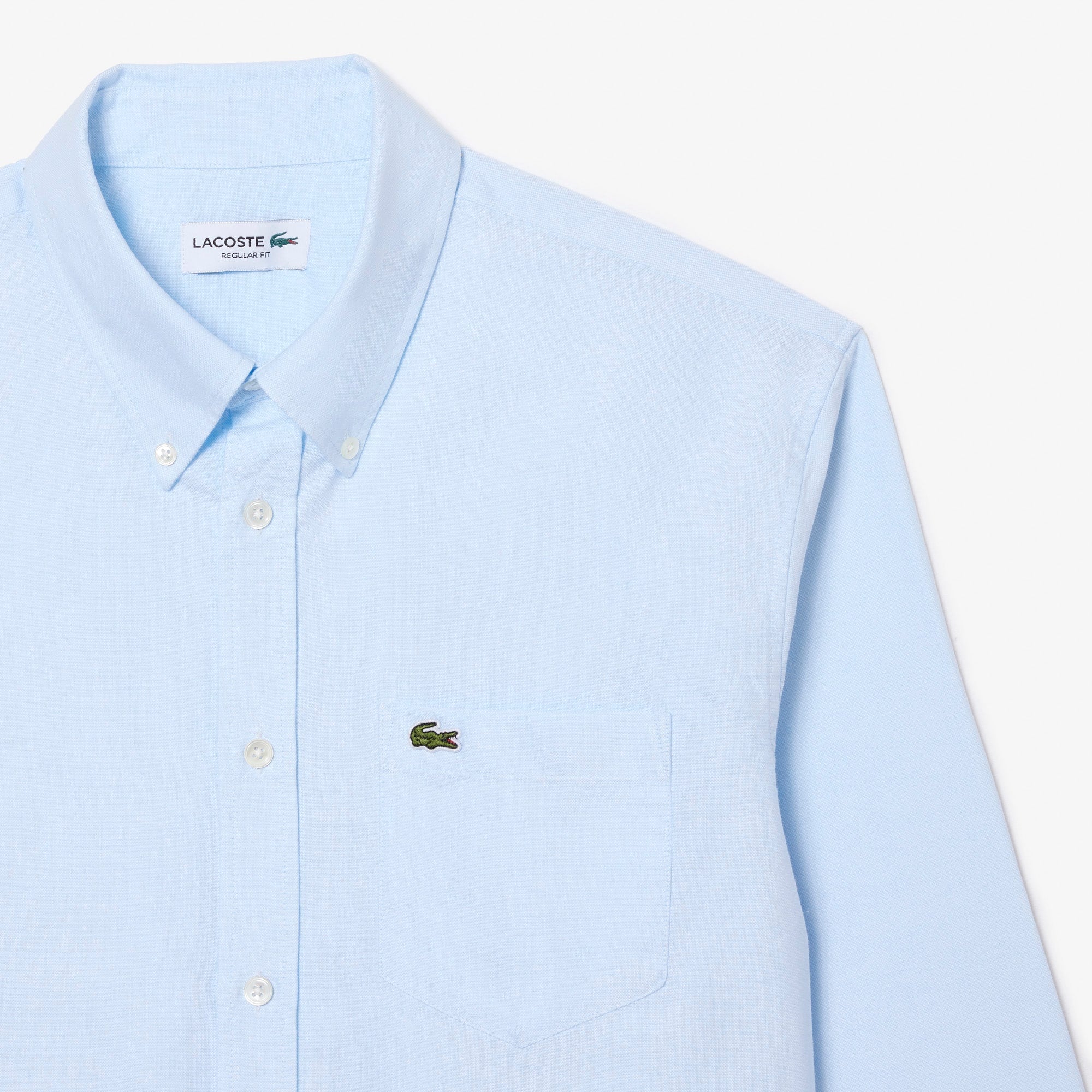 Men's Regular Fit Oxford Shirt - White / Blue