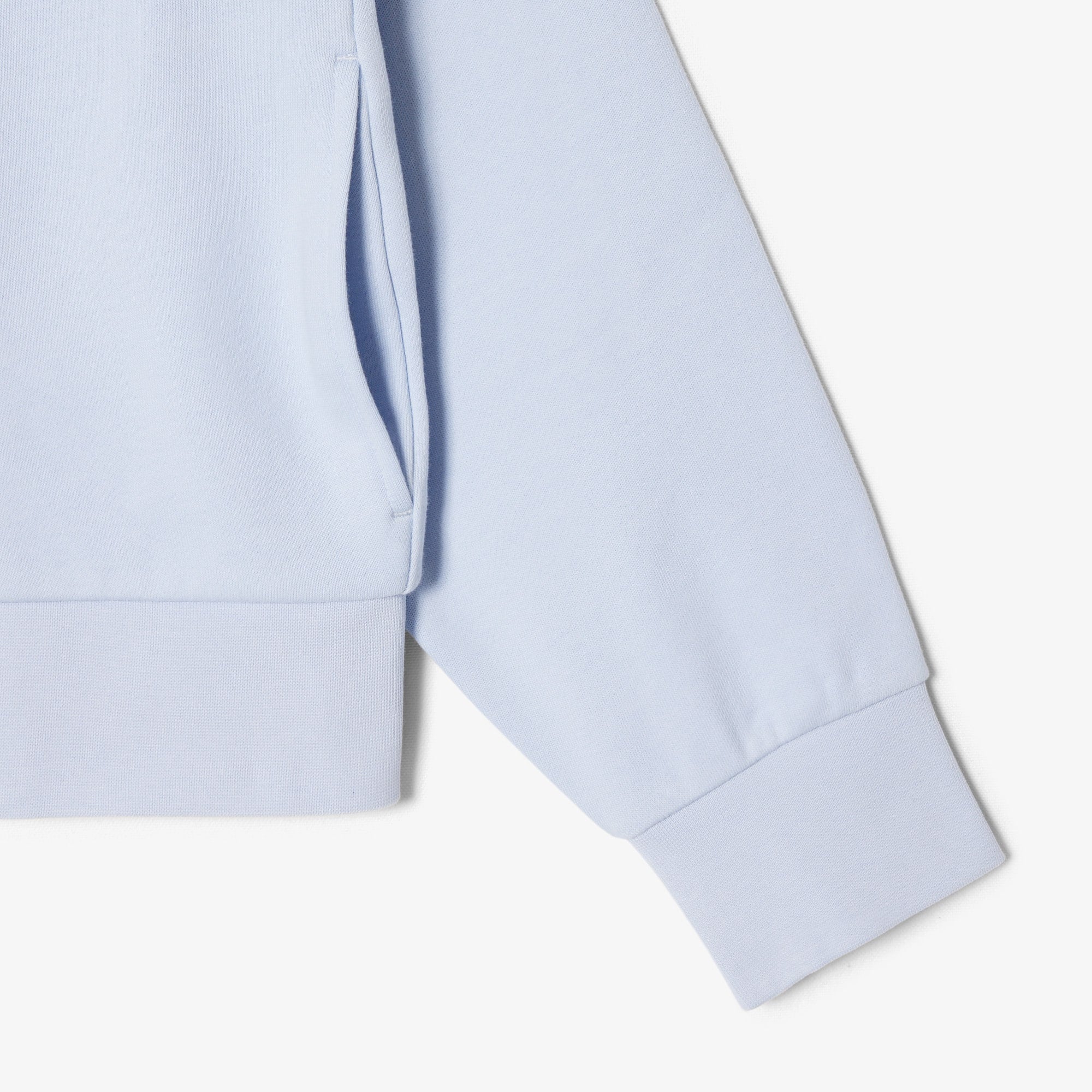 Relaxed Fit Zipped Badge Sweatshirt - Phoenix blue