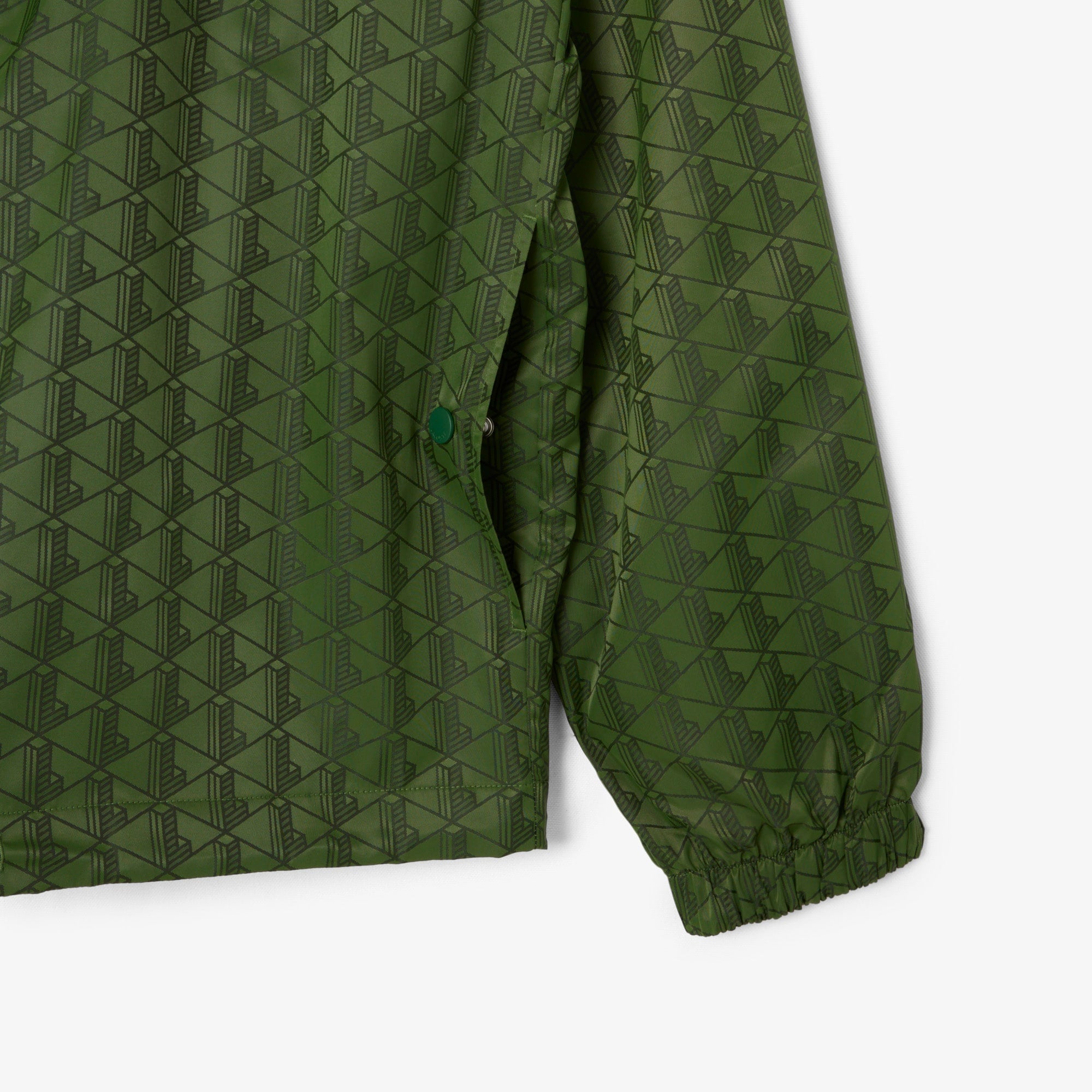 Men's Reversible Monogram Jacket - Pine green