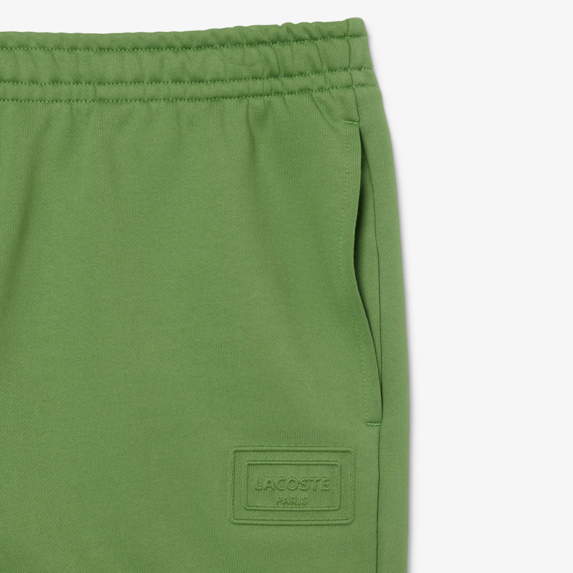 Regular Fit Fleece Shorts - Green